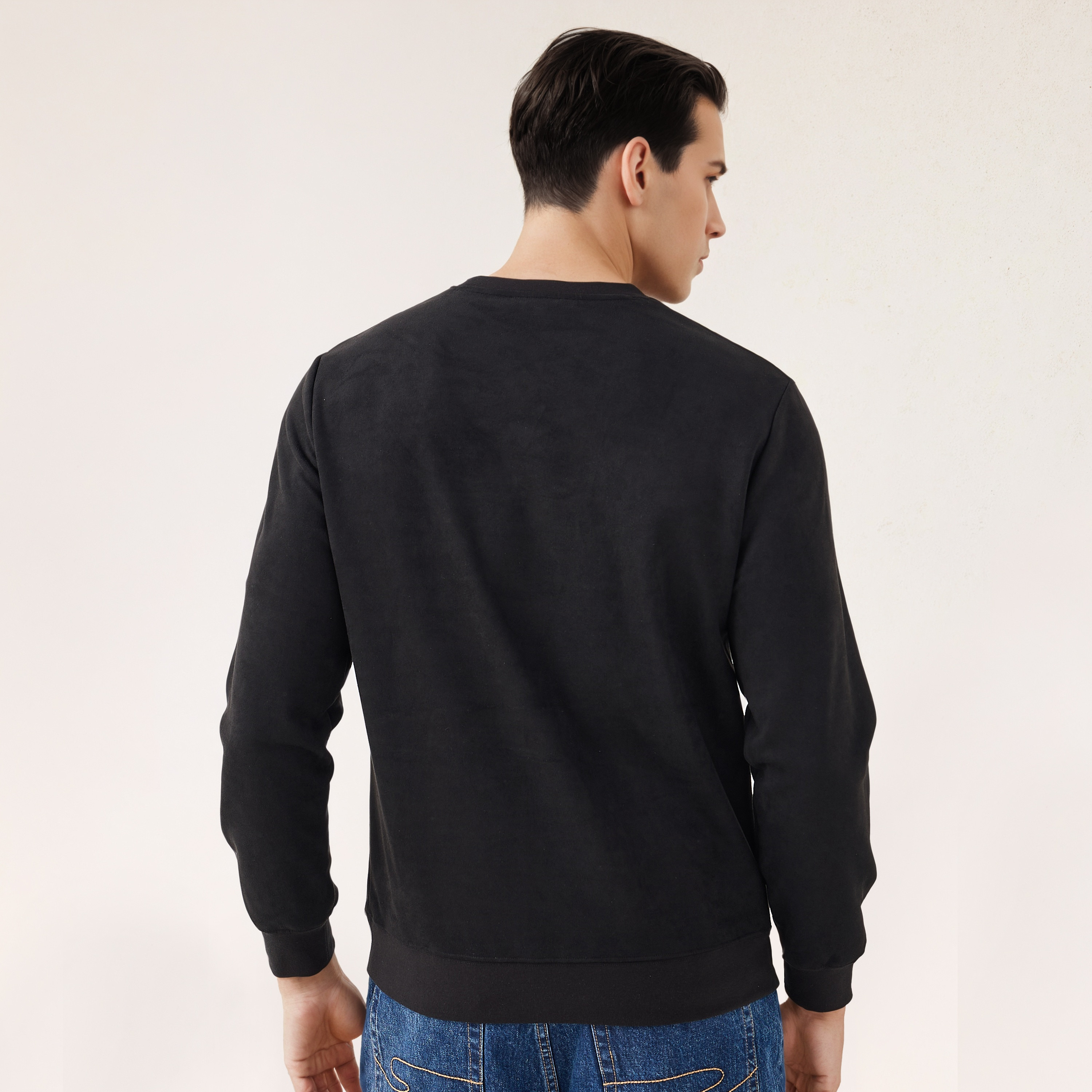 Iconic Suede Sweatshirt-men-winterwear-hoodiesandsweatshirts-image-3