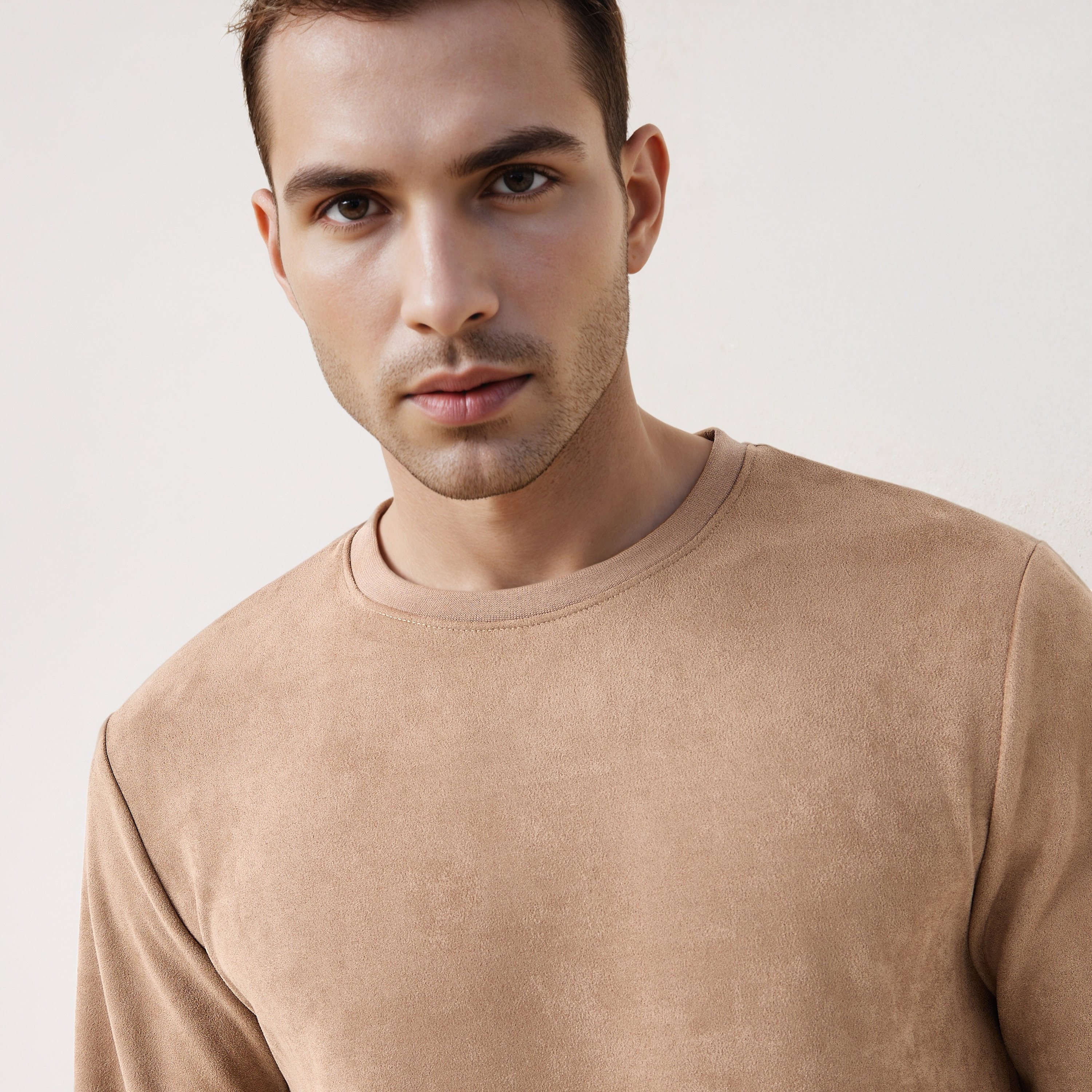 Iconic Suede Sweatshirt-men-winterwear-hoodiesandsweatshirts-image-4