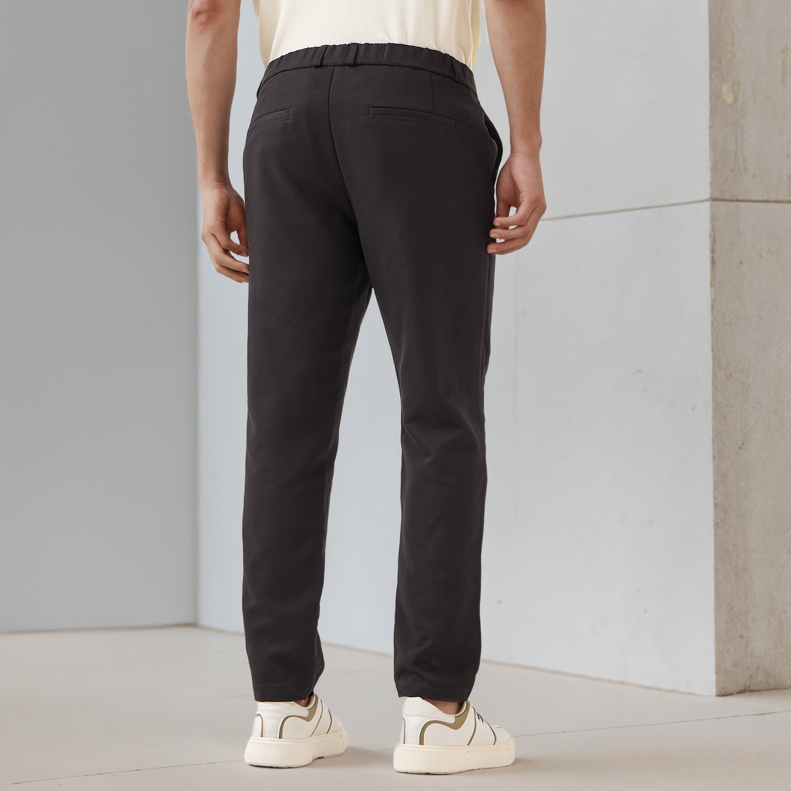 Iconic Men Slim Fit Flexi Waist Formal Trousers-men-clothing-bottoms-trousersandchinos-trousers-image-3