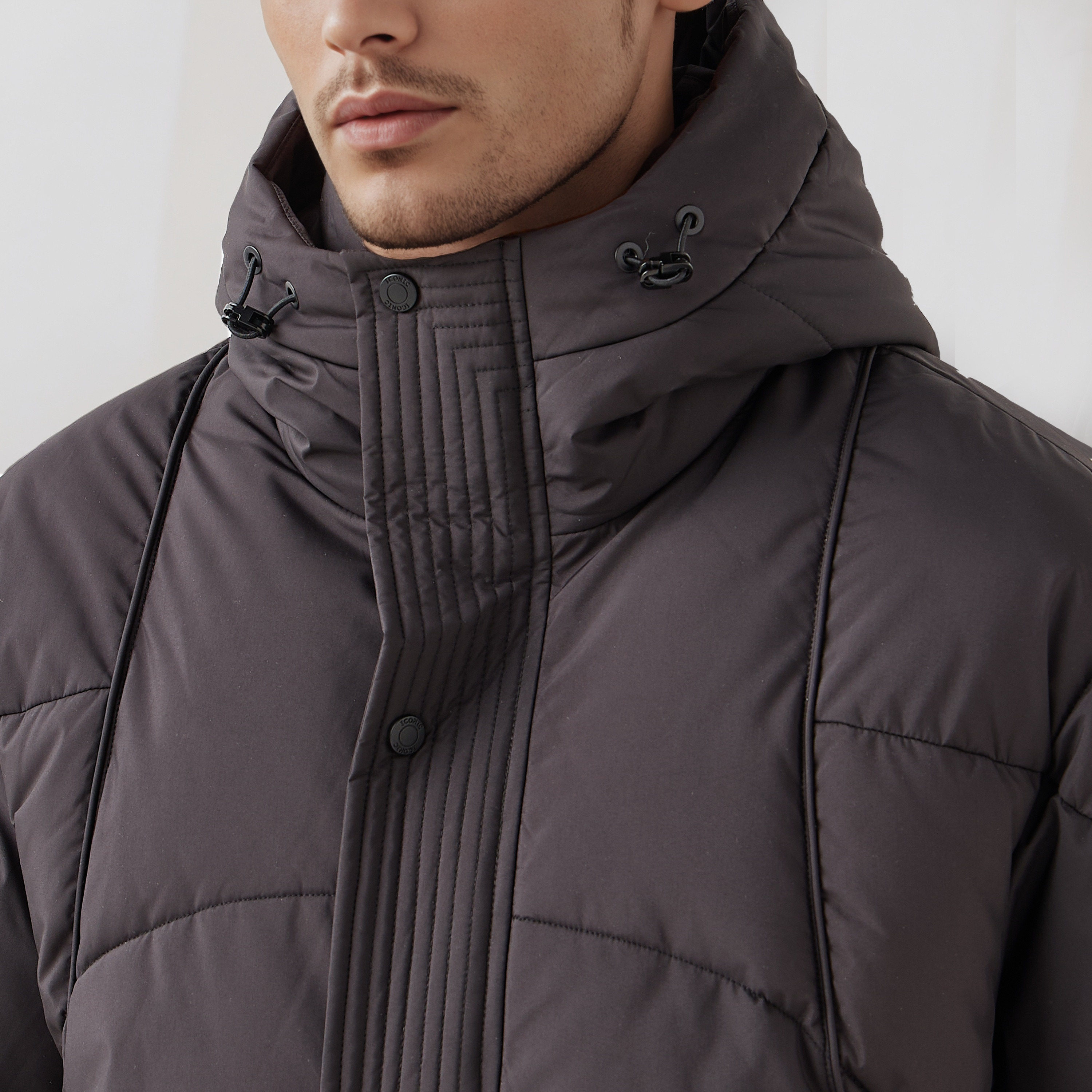 Iconic Men Regular Fit Hooded Puffer Jacket-men-clothing-jacketsandblazers-jackets-image-4