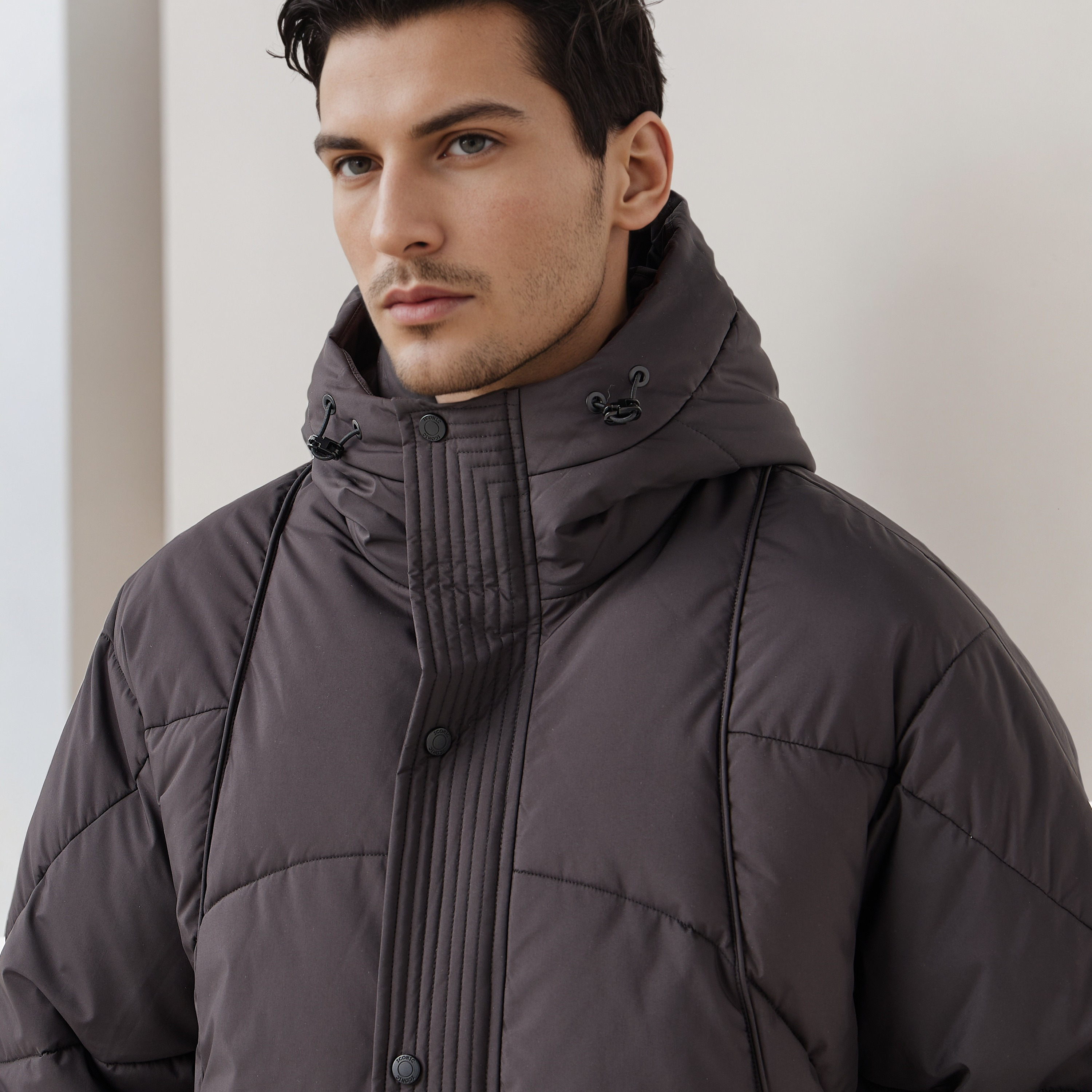 Iconic Men Regular Fit Hooded Puffer Jacket-men-clothing-jacketsandblazers-jackets-image-5