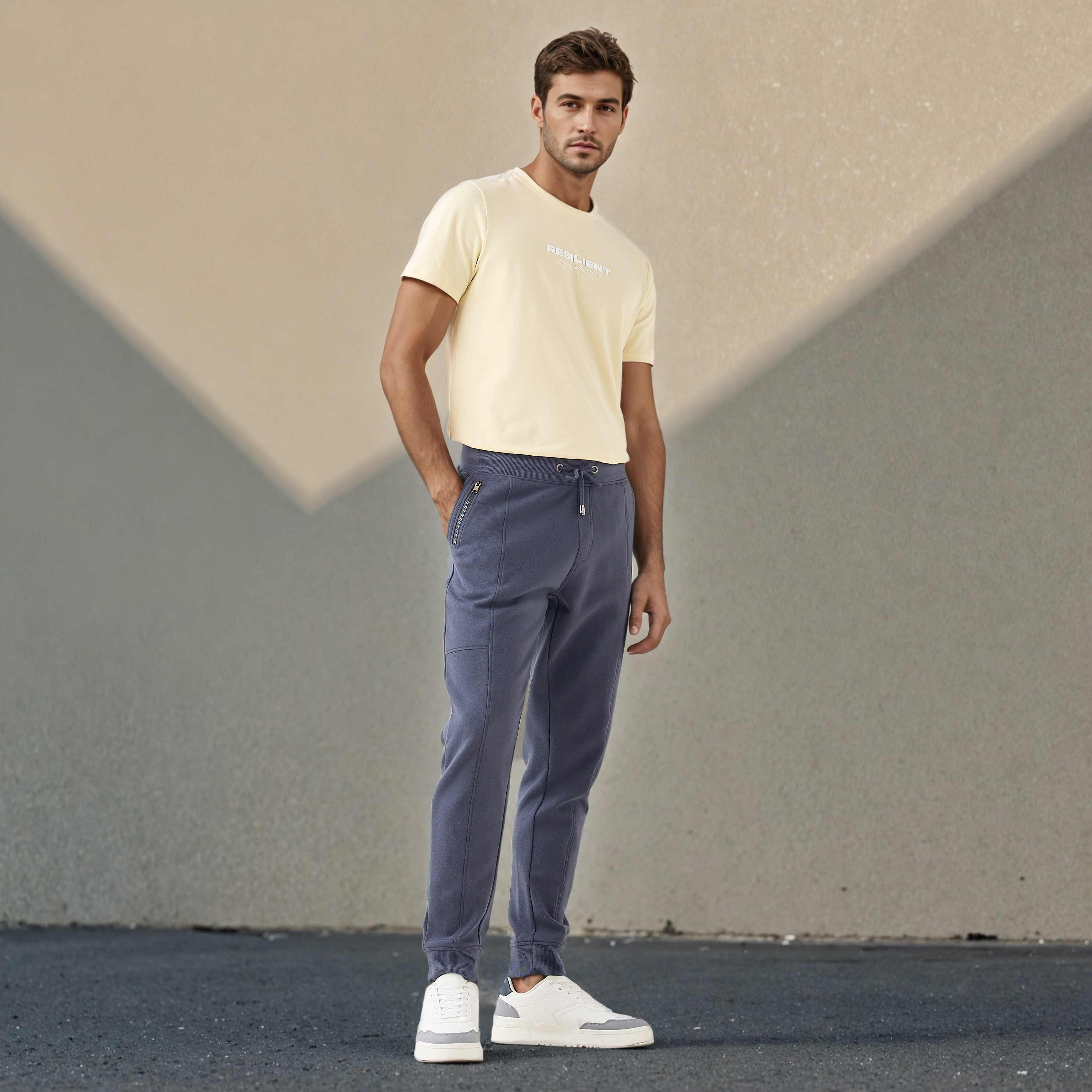 تيشيرت بيكيه بطبعات شعار من آيكونيك-men-clothing-tshirtsandpolos-tshirts-image-2