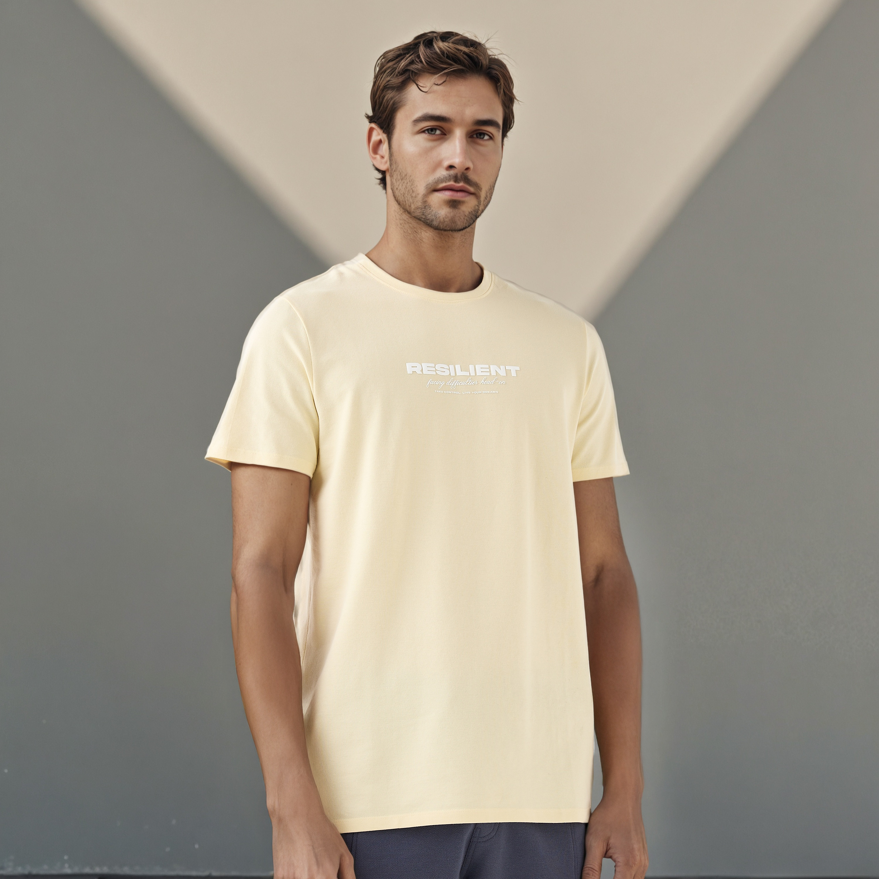 تيشيرت بيكيه بطبعات شعار من آيكونيك-men-clothing-tshirtsandpolos-tshirts-image-6