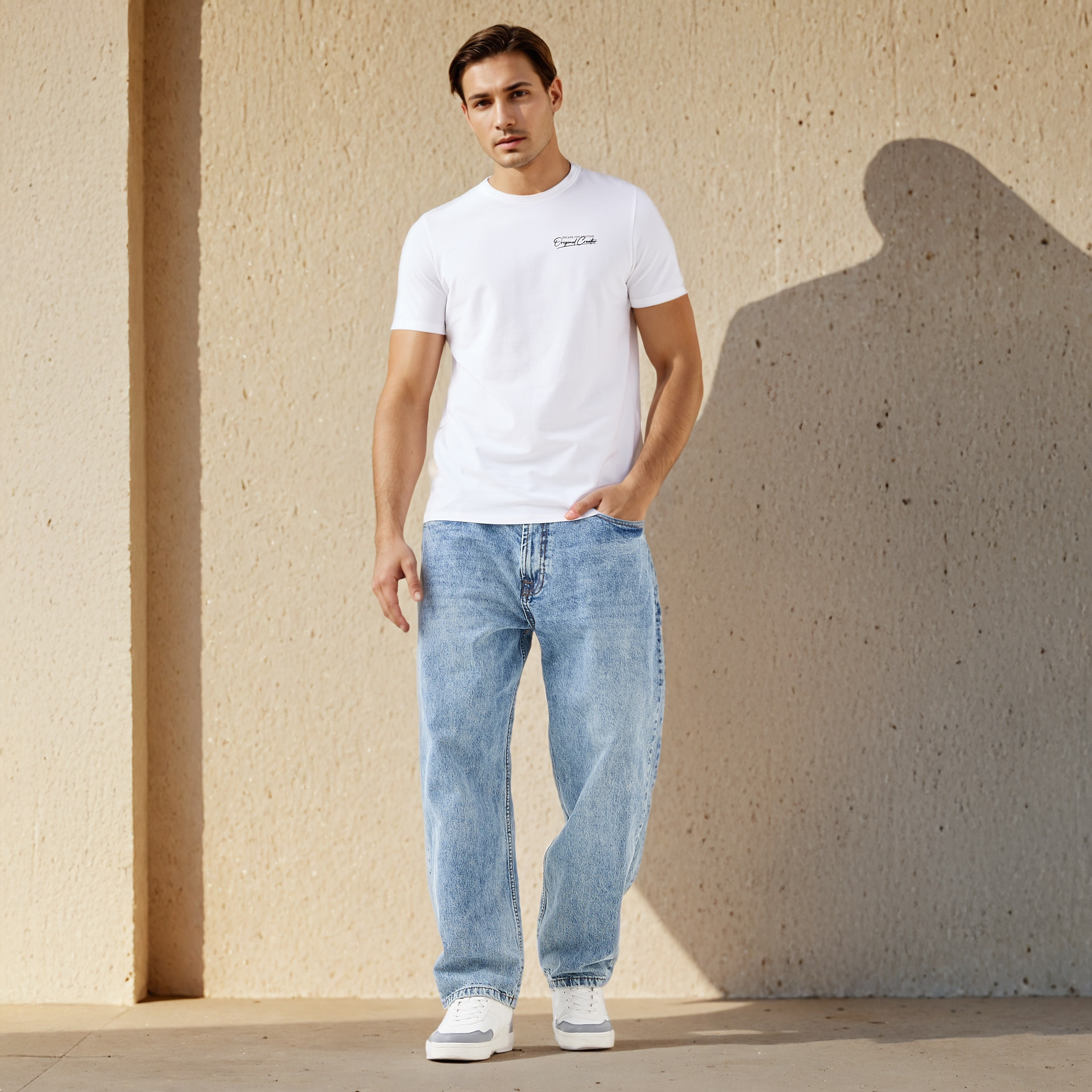 Iconic Slogan Print Pique T-shirt-men-clothing-tshirtsandpolos-tshirts-image-2