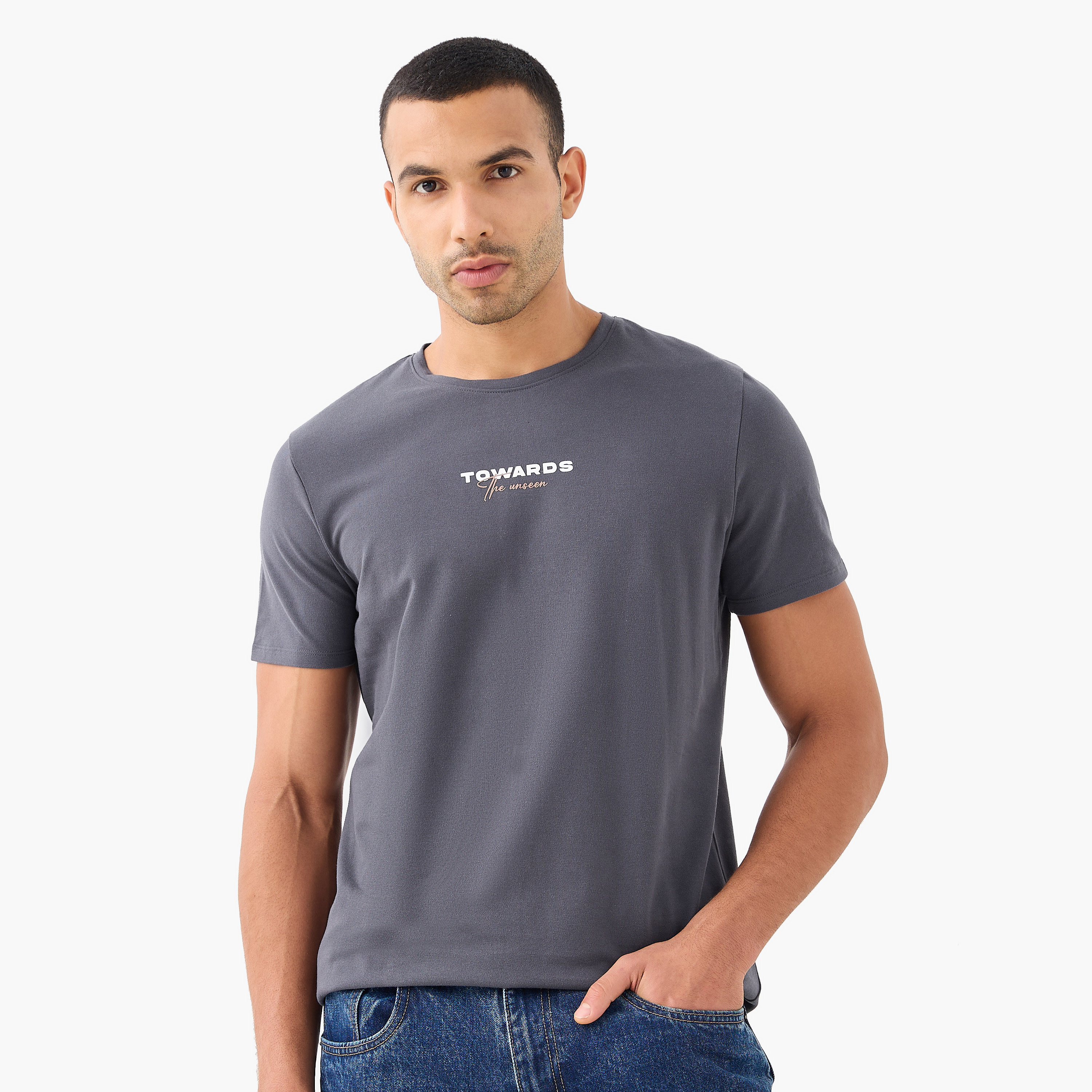 Iconic Slogan Print Pique T-shirt-men-clothing-tshirtsandpolos-tshirts-image-1