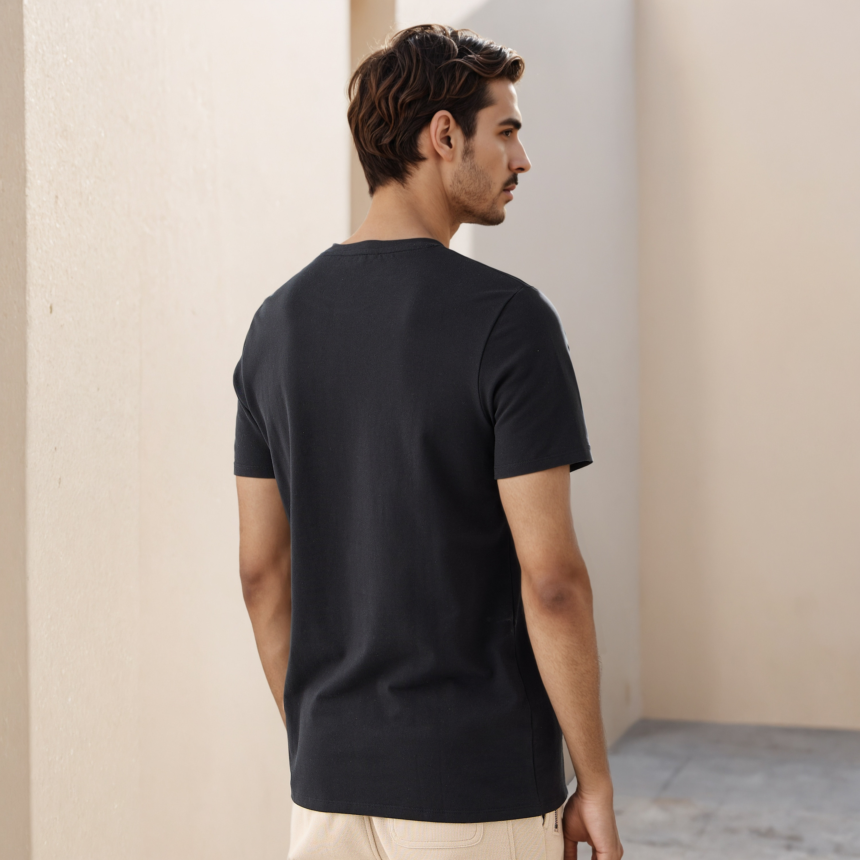تيشيرت بيكيه بطبعات شعار من آيكونيك-men-clothing-tshirtsandpolos-tshirts-image-3