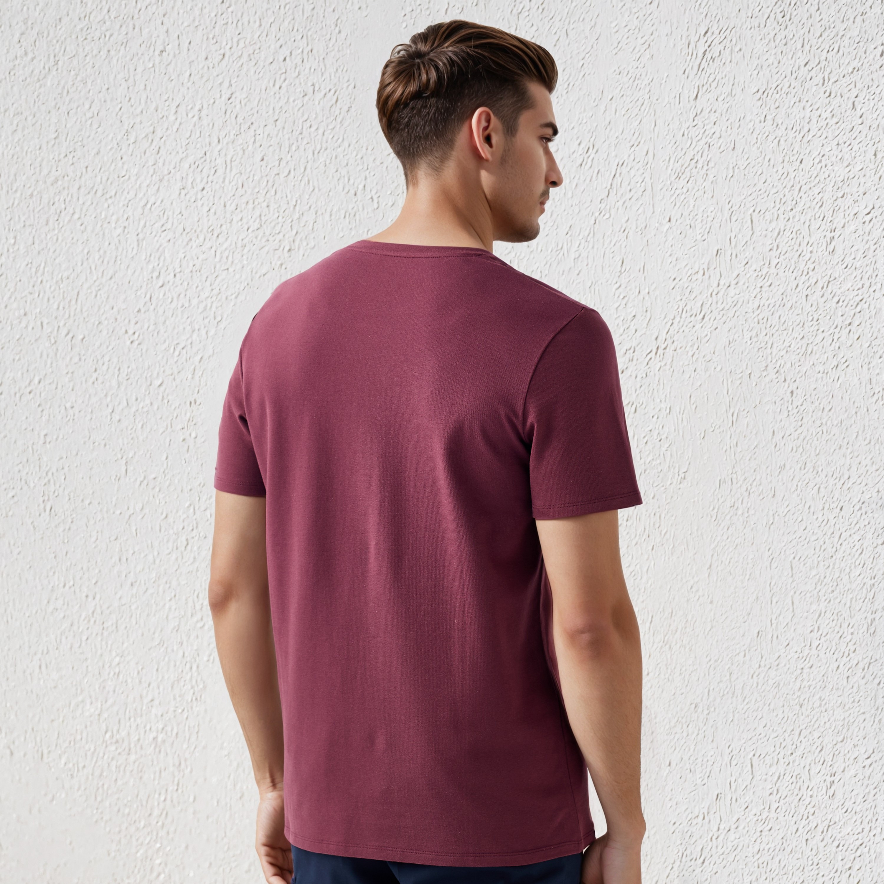Iconic Men Slim Fit Crew Neck Short Sleeves Printed T-shirt-men-clothing-tshirtsandpolos-tshirts-image-3