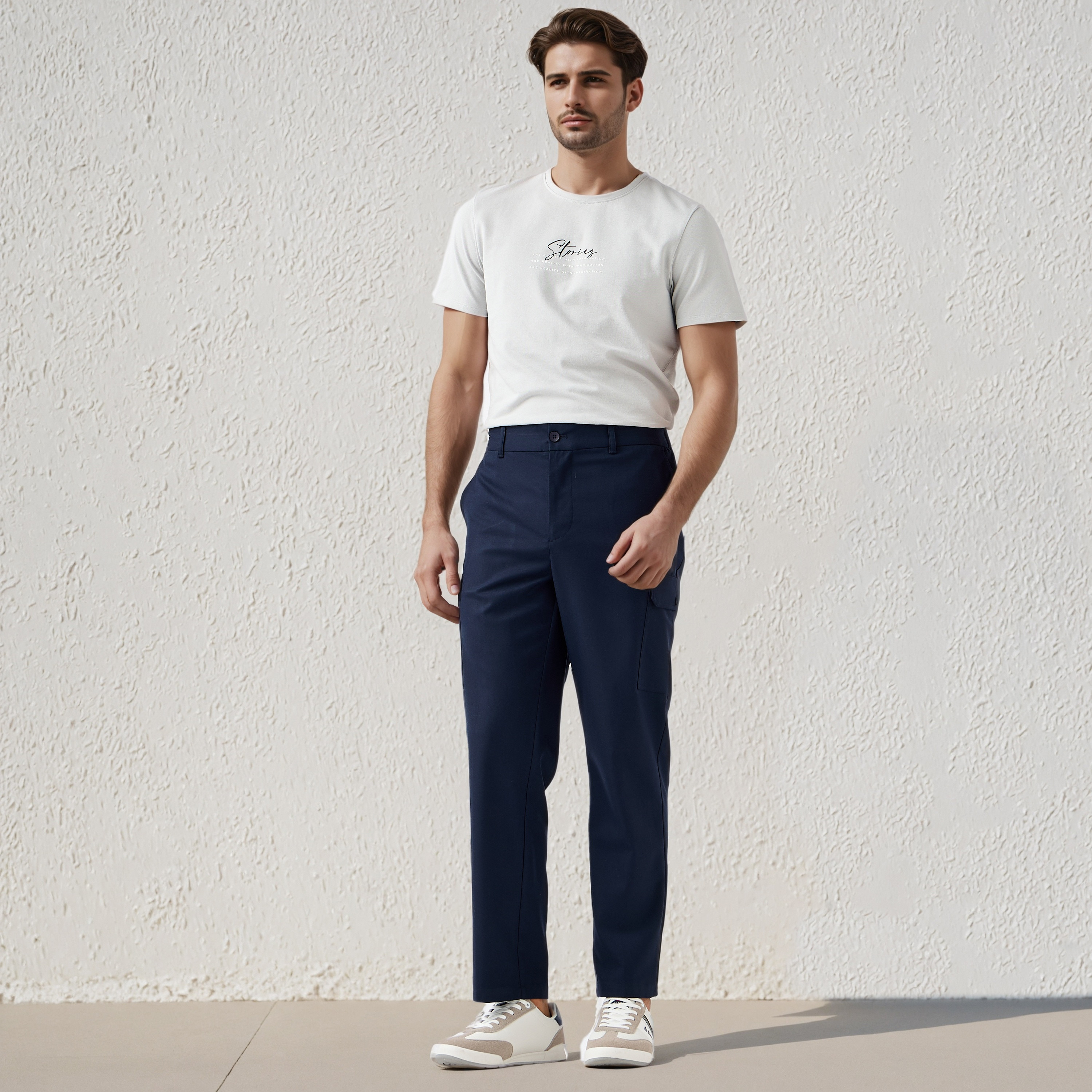 Iconic Men Slim Fit Crew Neck Short Sleeves Printed T-shirt-men-clothing-tshirtsandpolos-tshirts-image-2