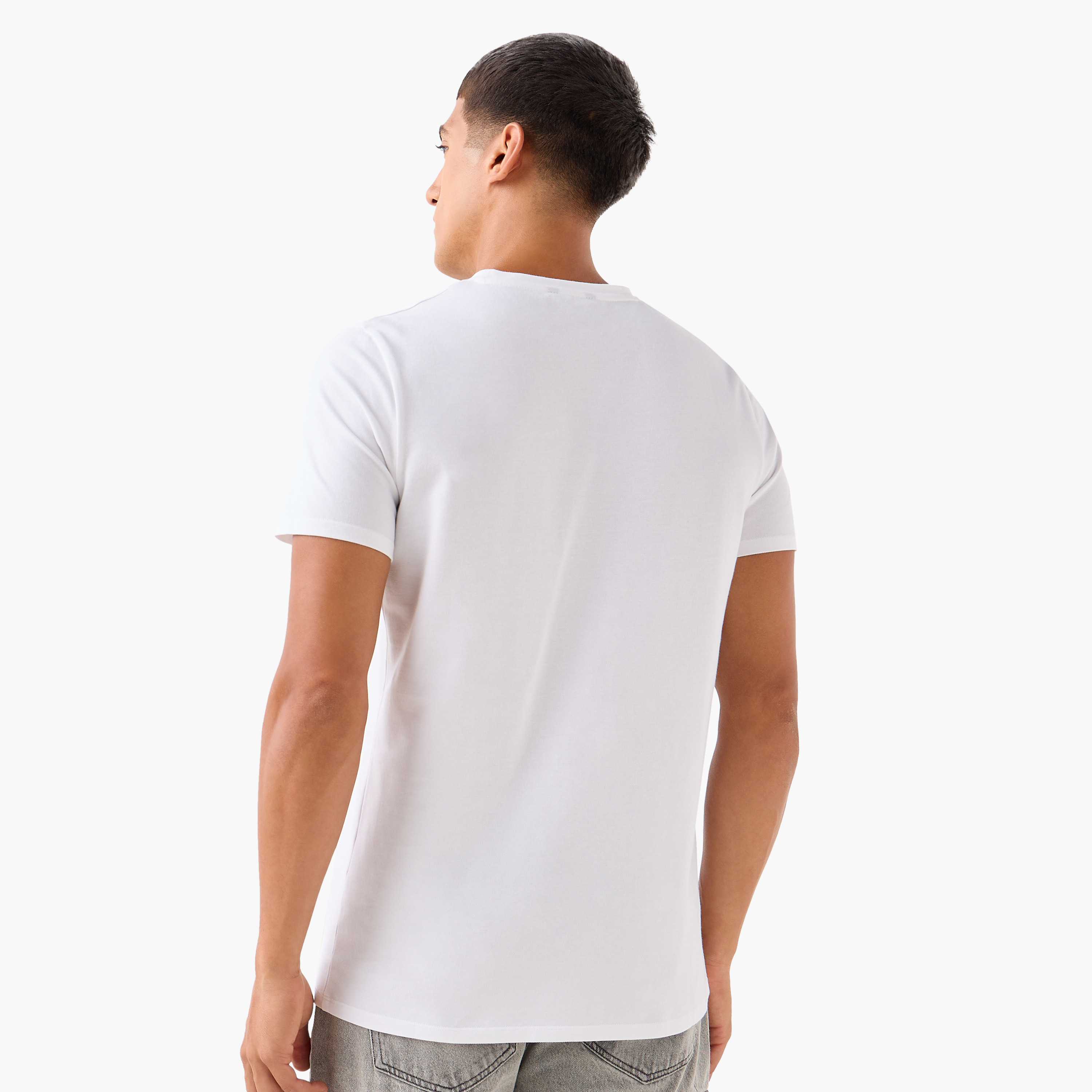 Iconic Men Slim Fit Crew Neck Short Sleeves Printed T-shirt-men-clothing-tshirtsandpolos-tshirts-image-4