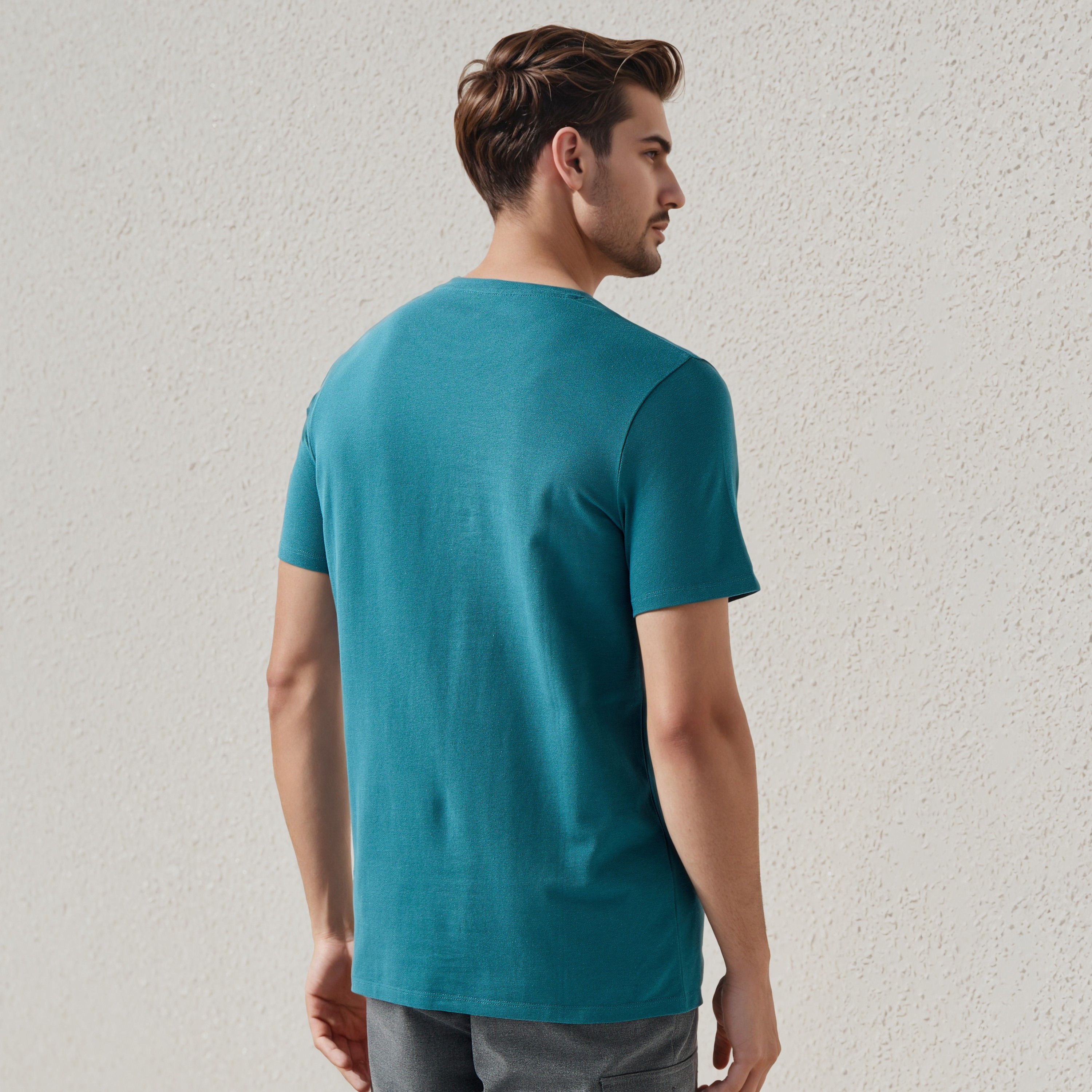 Iconic Men Slim Fit Crew Neck Short Sleeves Printed T-shirt-men-clothing-tshirtsandpolos-tshirts-image-3