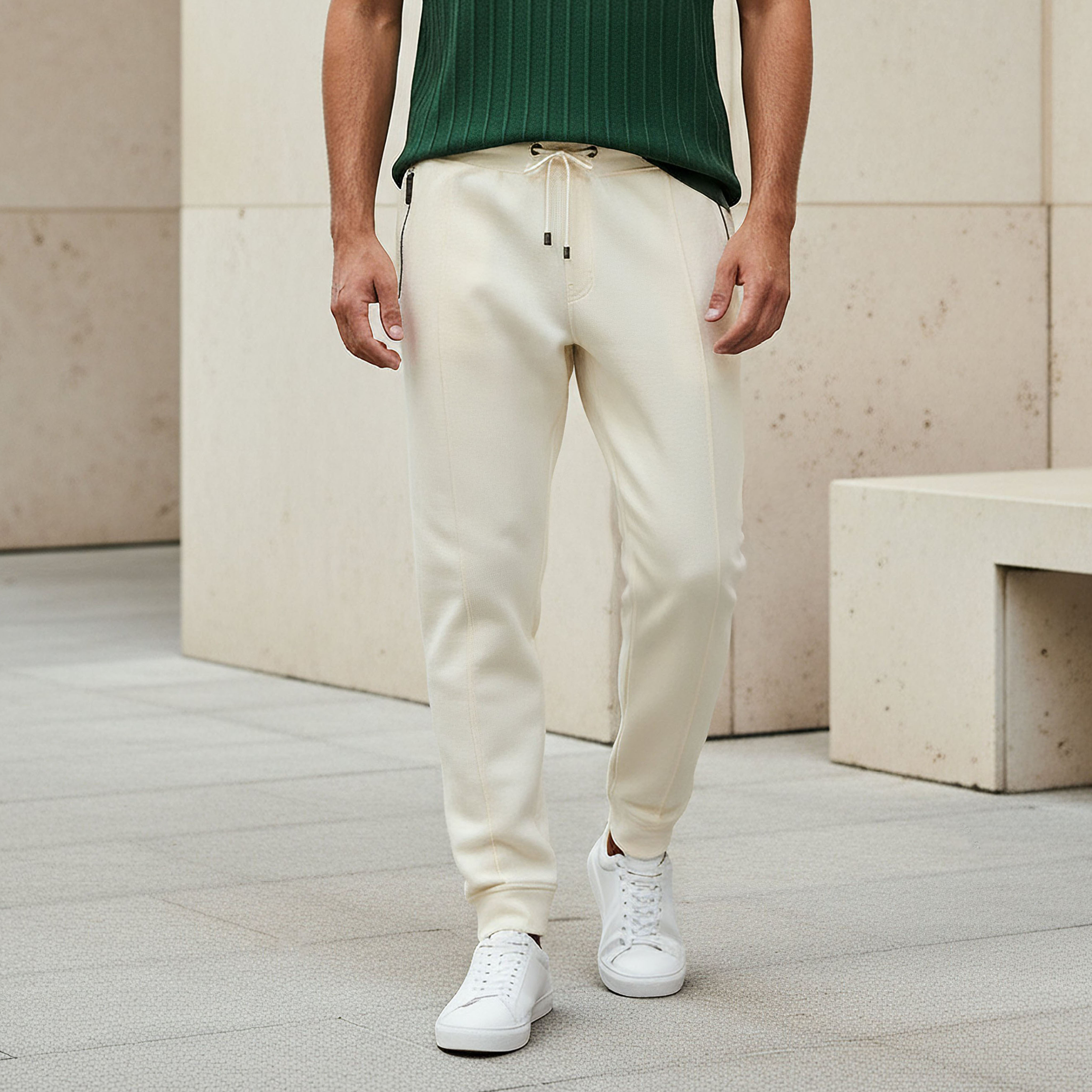 Iconic Men Slim Fit Joggers with Pockets-men-clothing-bottoms-joggers-image-1