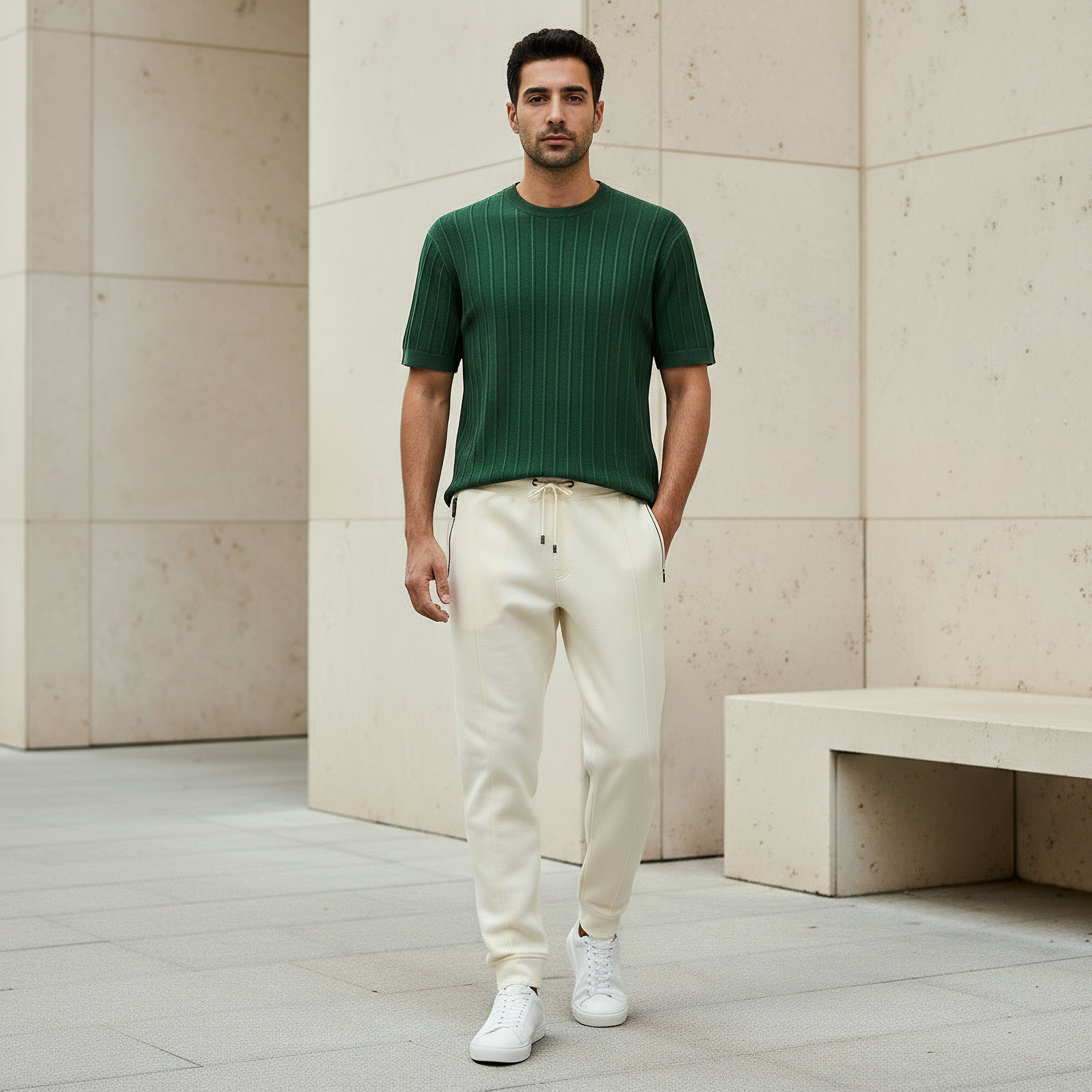 Iconic Men Slim Fit Joggers with Pockets-men-clothing-bottoms-joggers-image-2