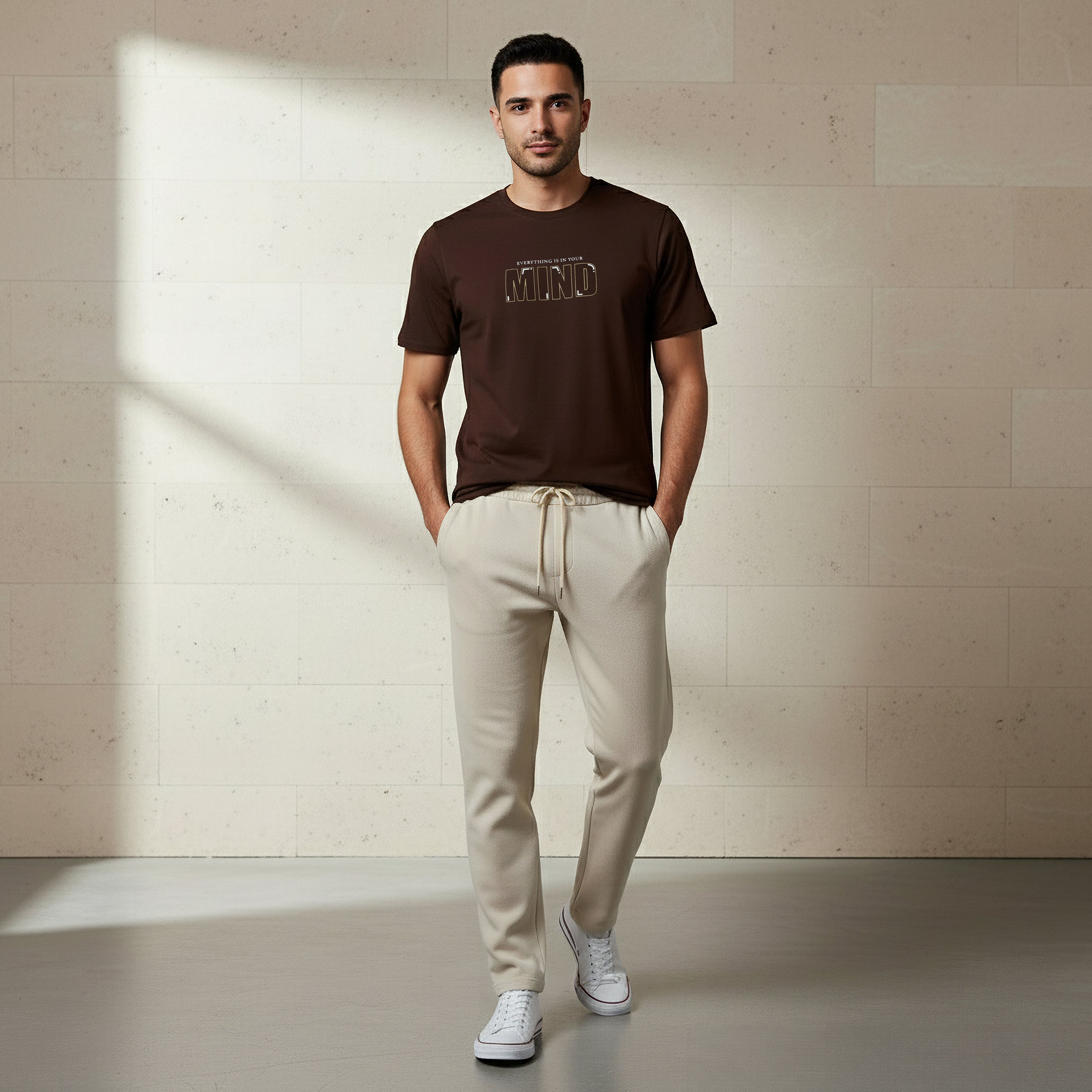 Iconic Men Slim Fit Round Neck Short Sleeve Slogan Print T-shirt-men-clothing-tshirtsandpolos-tshirts-image-2