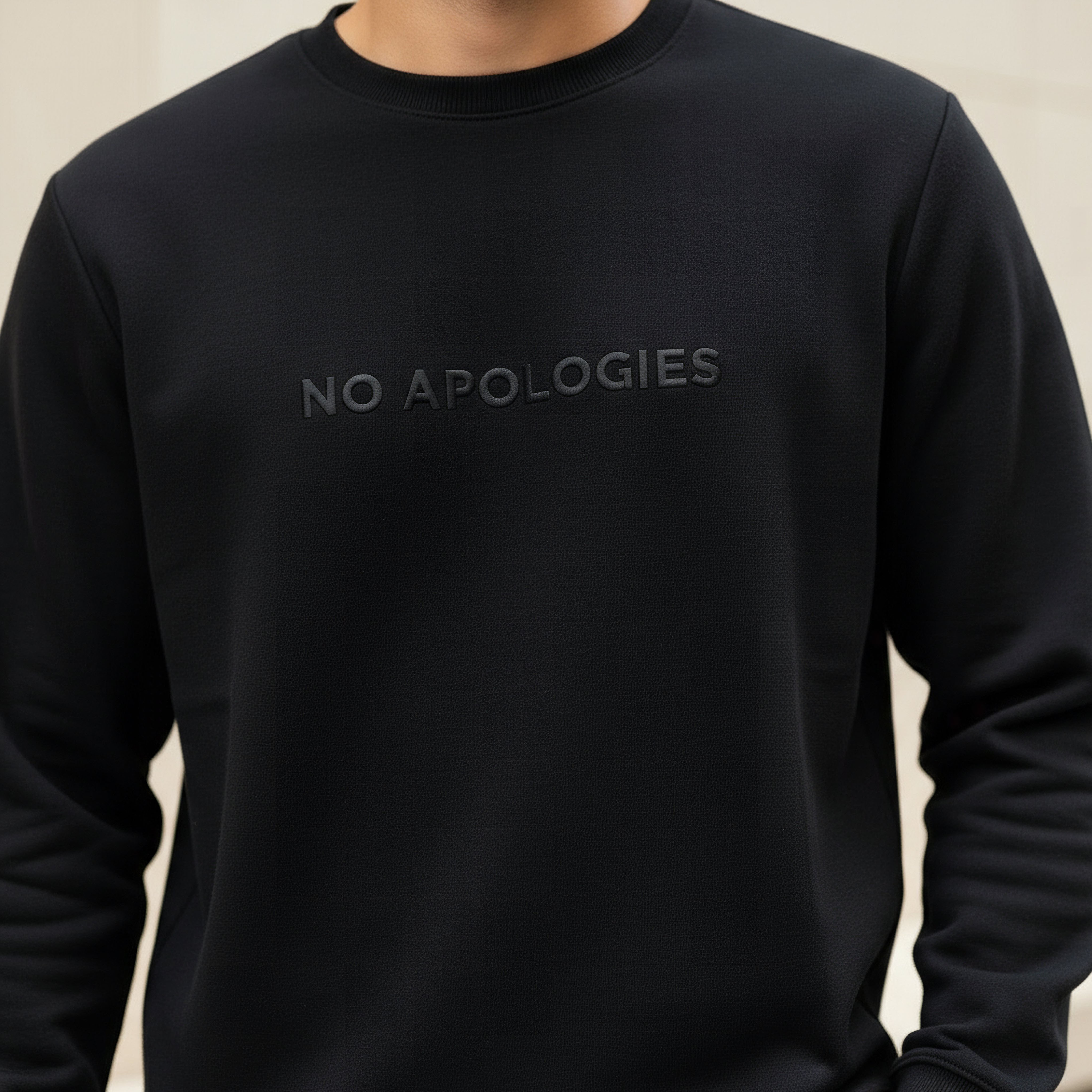 Iconic Men Regular Fit Slogan Embroidered Sweatshirt-men-winterwear-hoodiesandsweatshirts-image-4