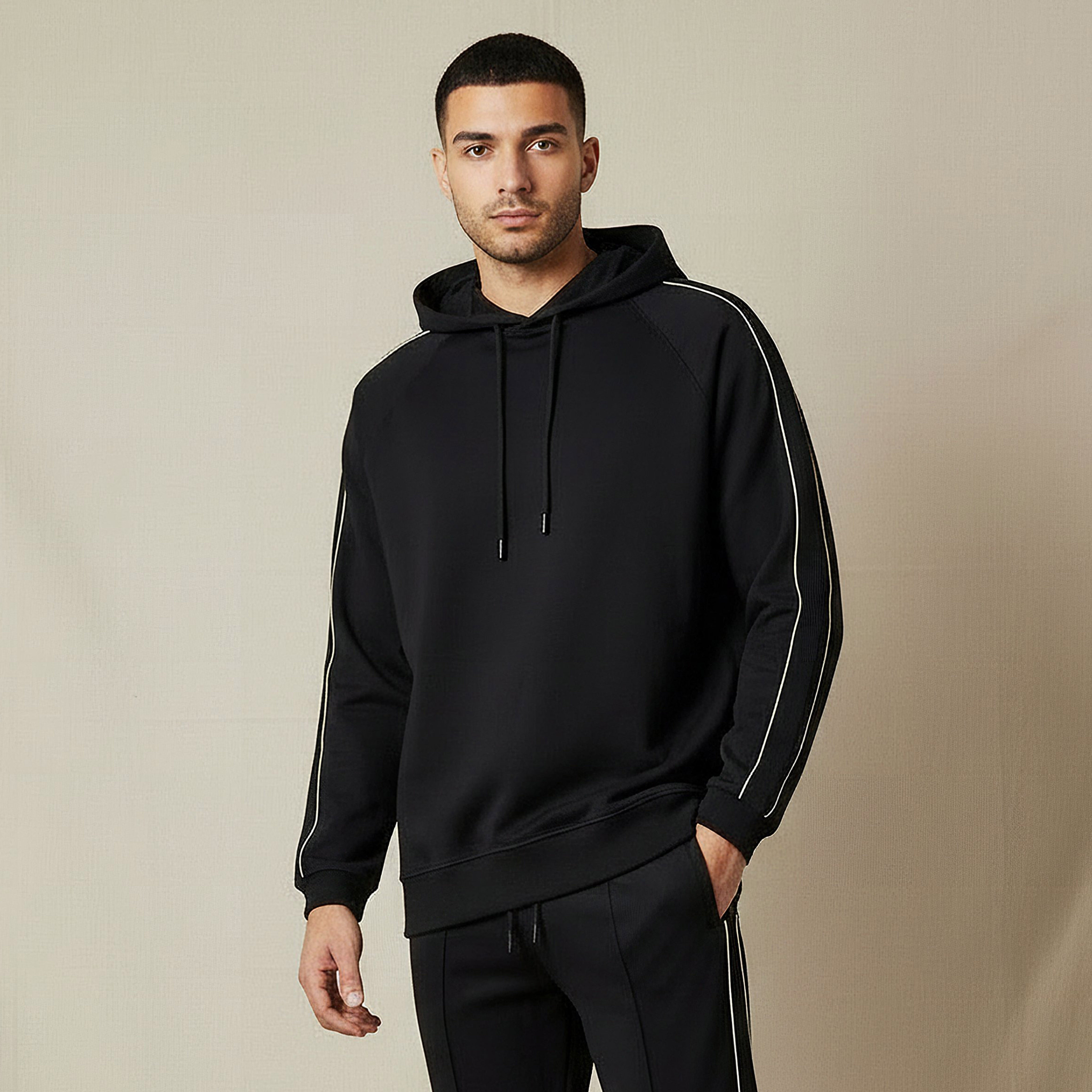 Iconic Men Tape Detail Hoodie-men-winterwear-hoodiesandsweatshirts-image-1