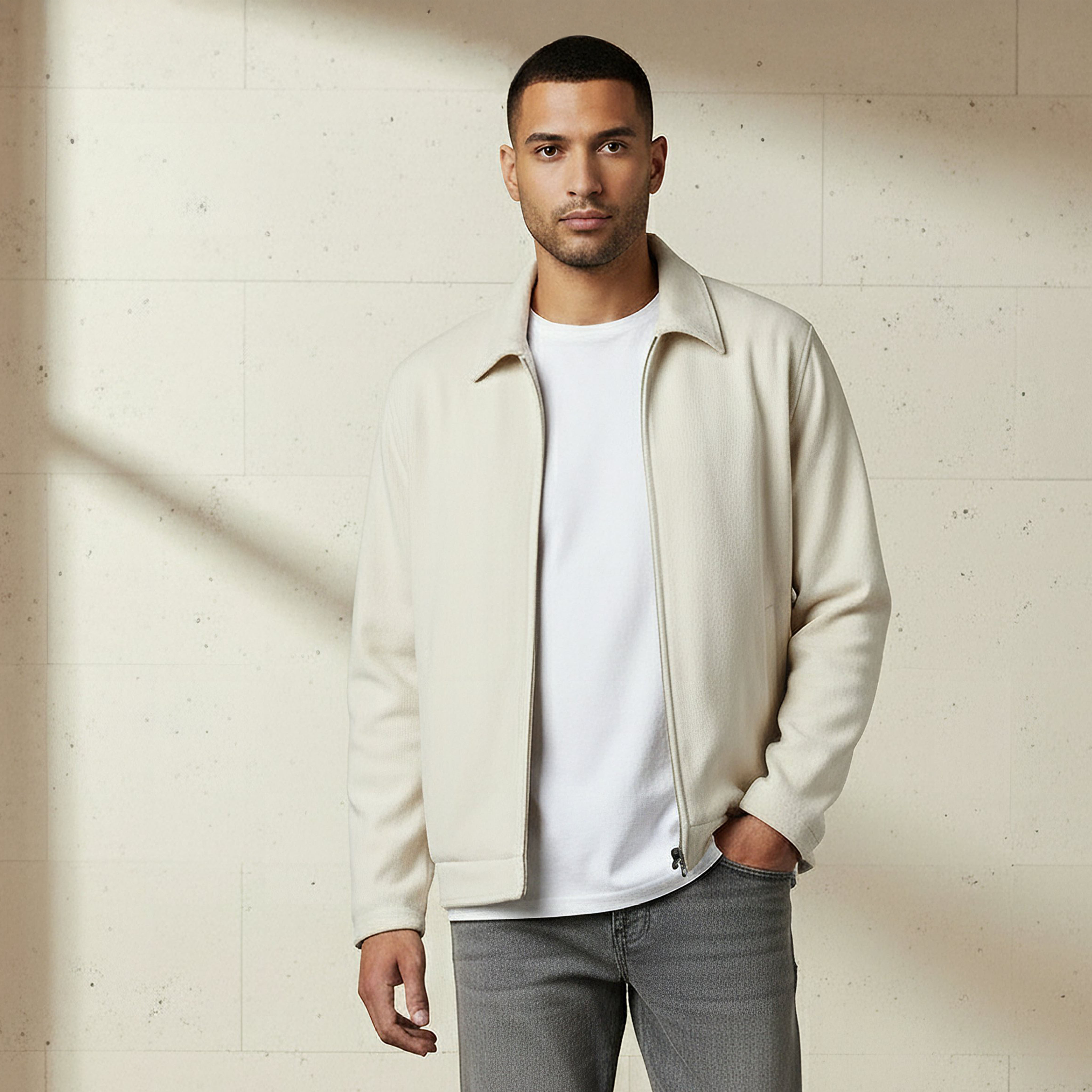 Iconic Men Regular Fit Soft Touch Jacket-men-clothing-jacketsandblazers-jackets-image-1