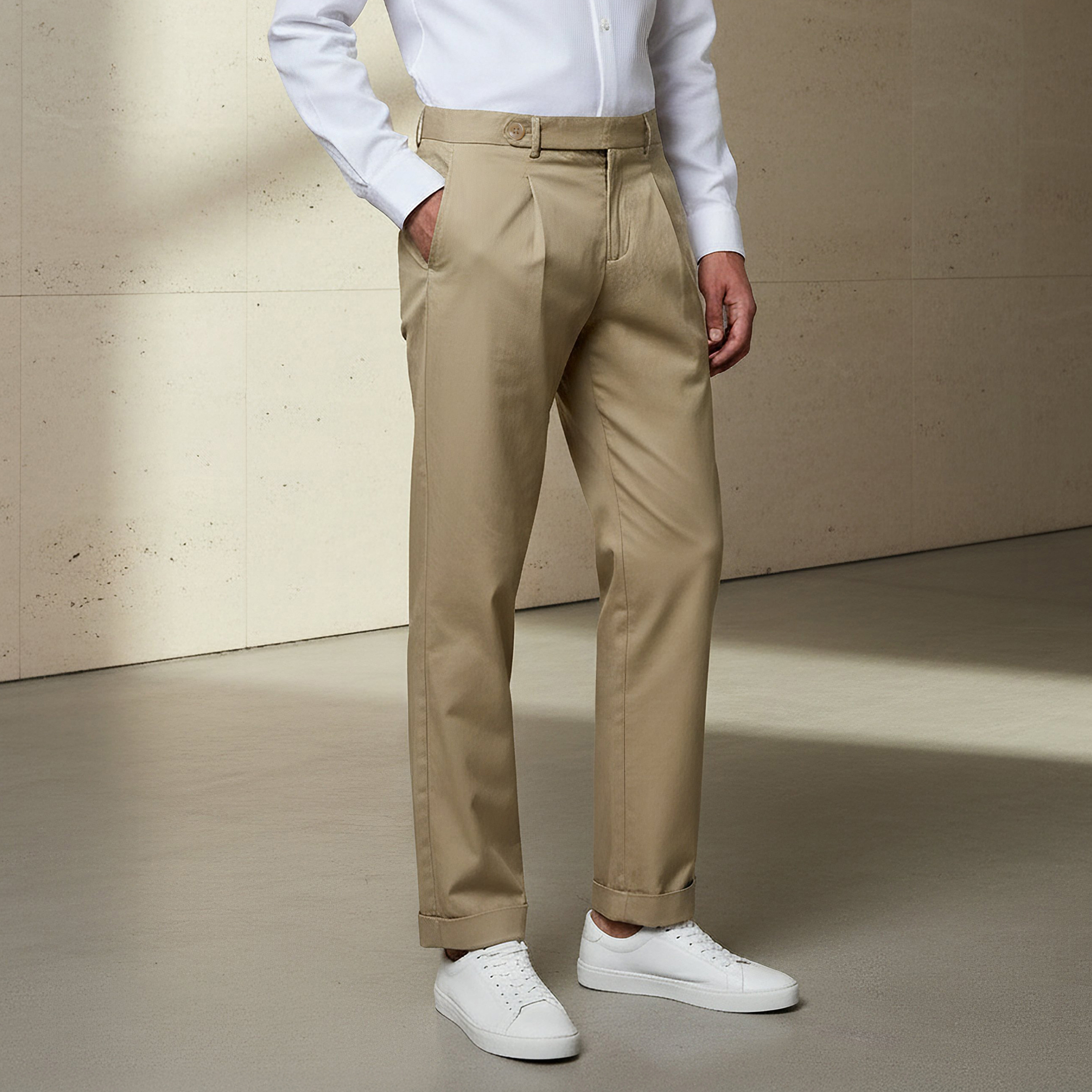 Iconic Men Regular Fit Trousers-men-clothing-bottoms-trousersandchinos-trousers-image-1