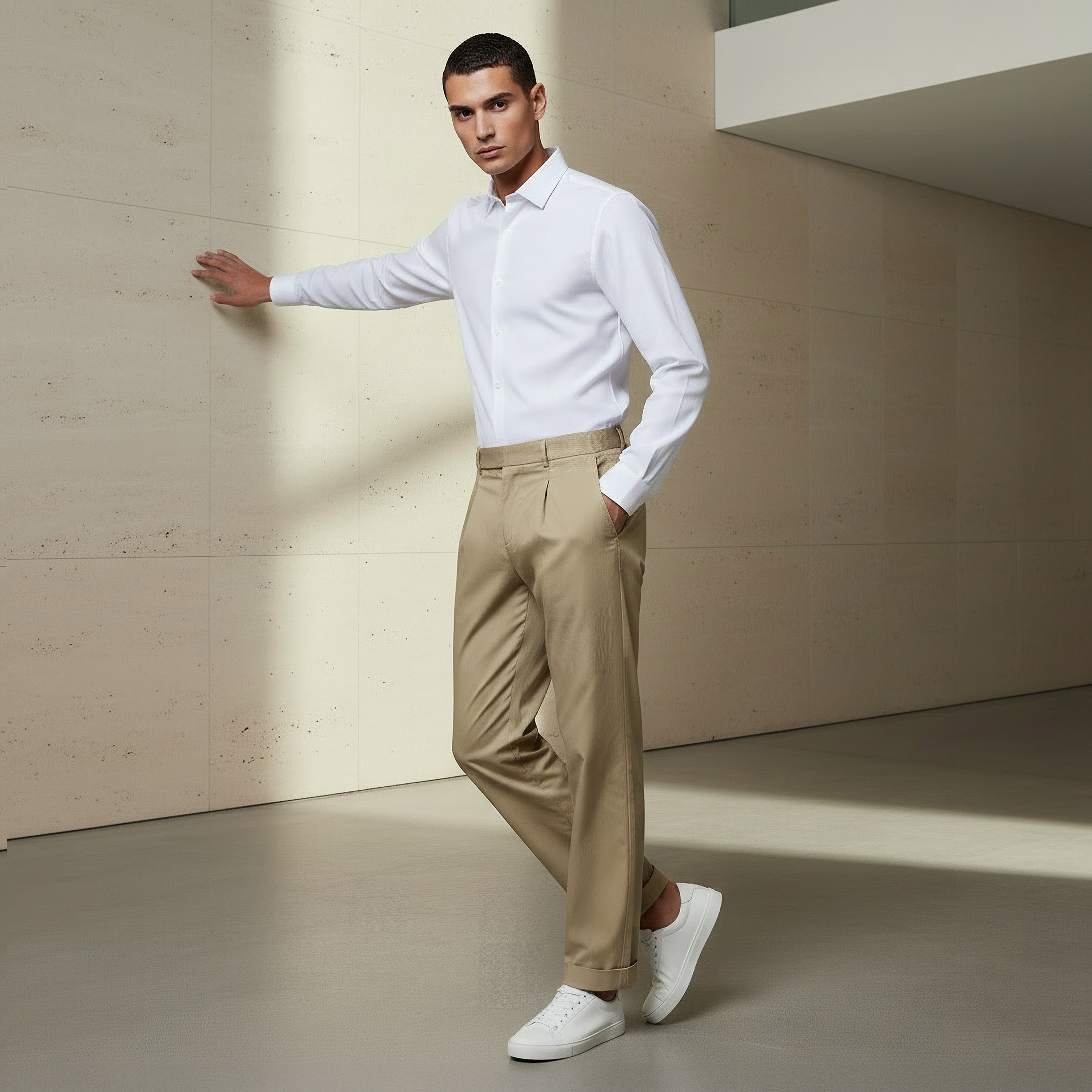 Iconic Men Regular Fit Trousers-men-clothing-bottoms-trousersandchinos-trousers-image-6