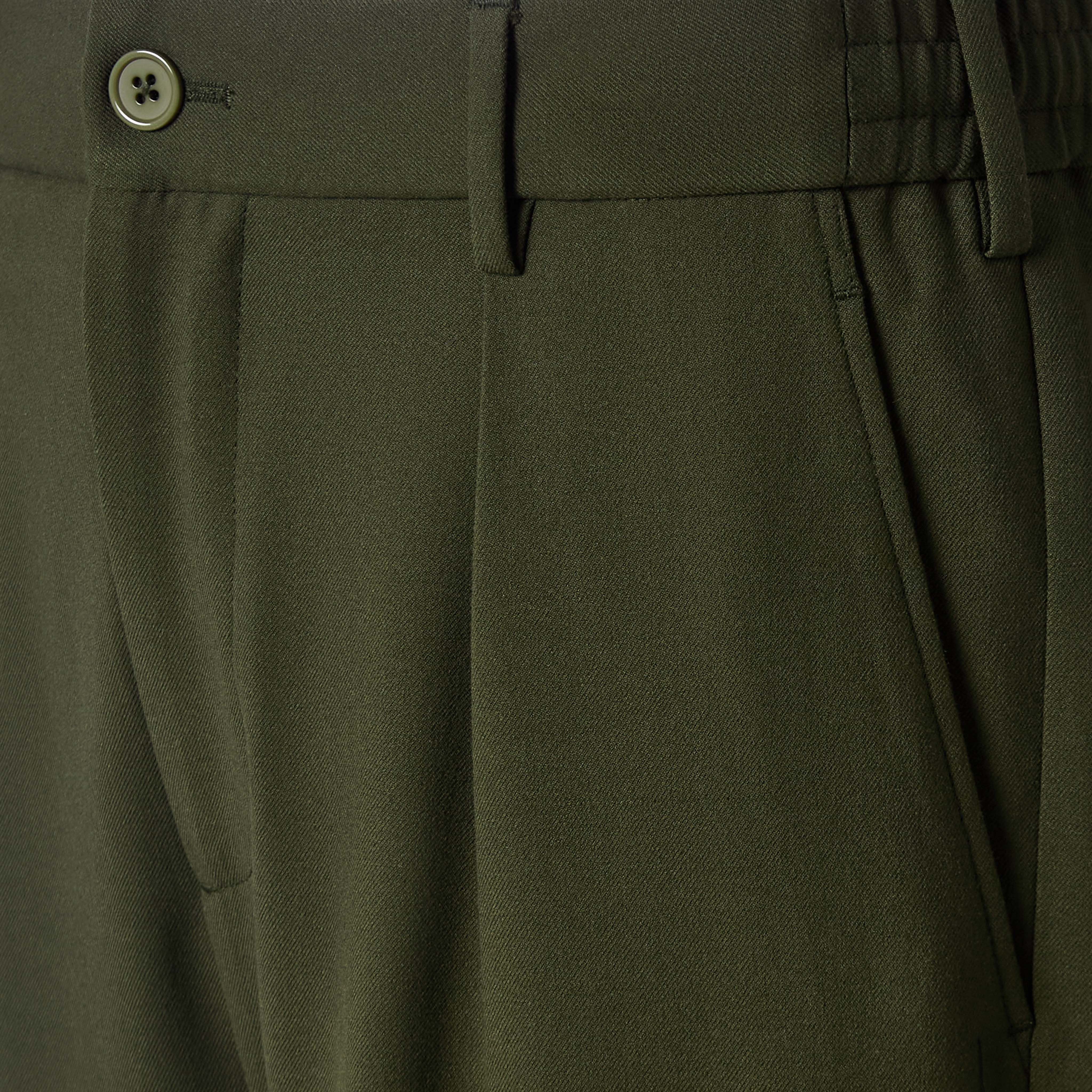 Iconic Men Regular Fit Pleated Trousers-men-clothing-bottoms-trousersandchinos-trousers-image-4
