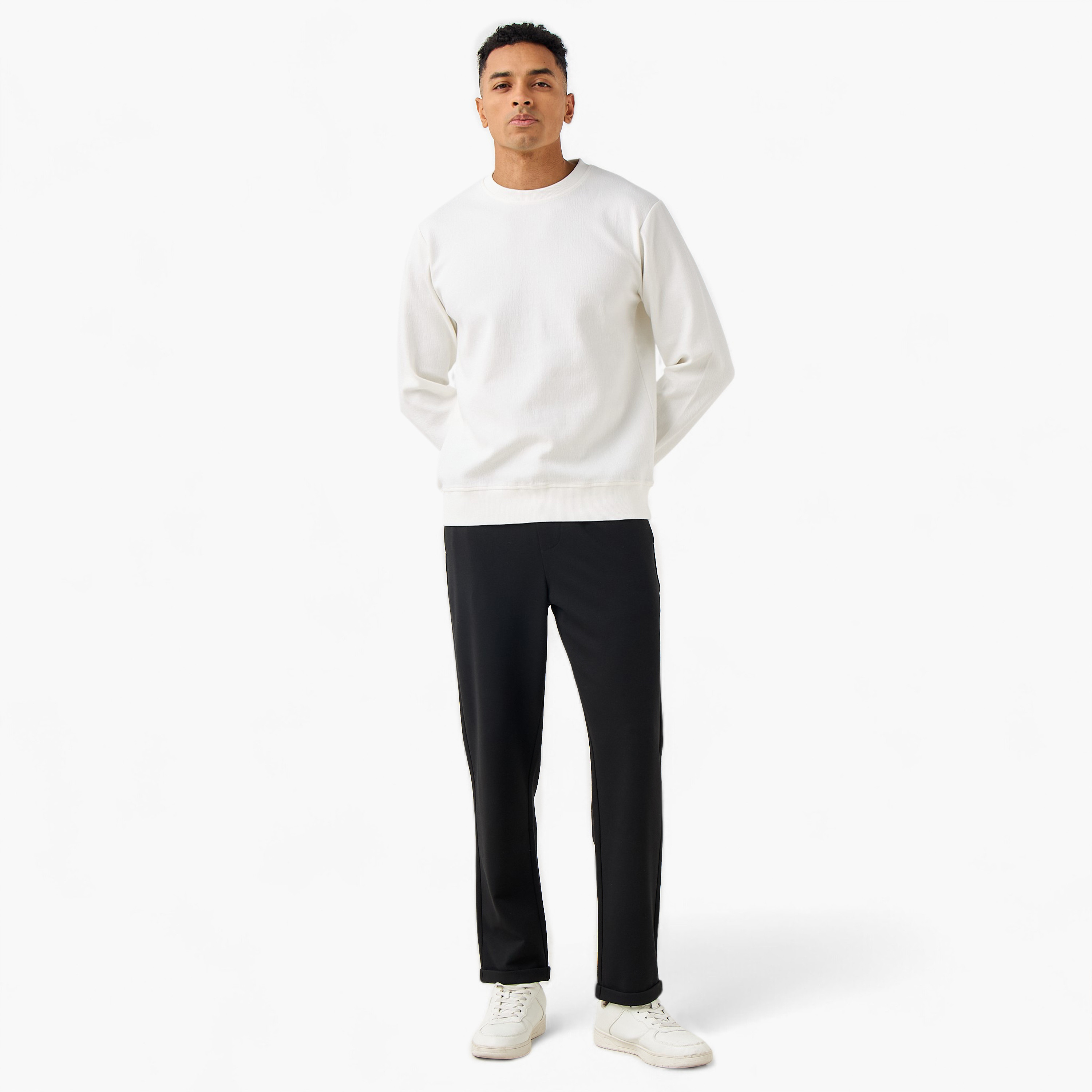 Iconic Men Regular Fit Sweatshirt-men-winterwear-hoodiesandsweatshirts-image-2