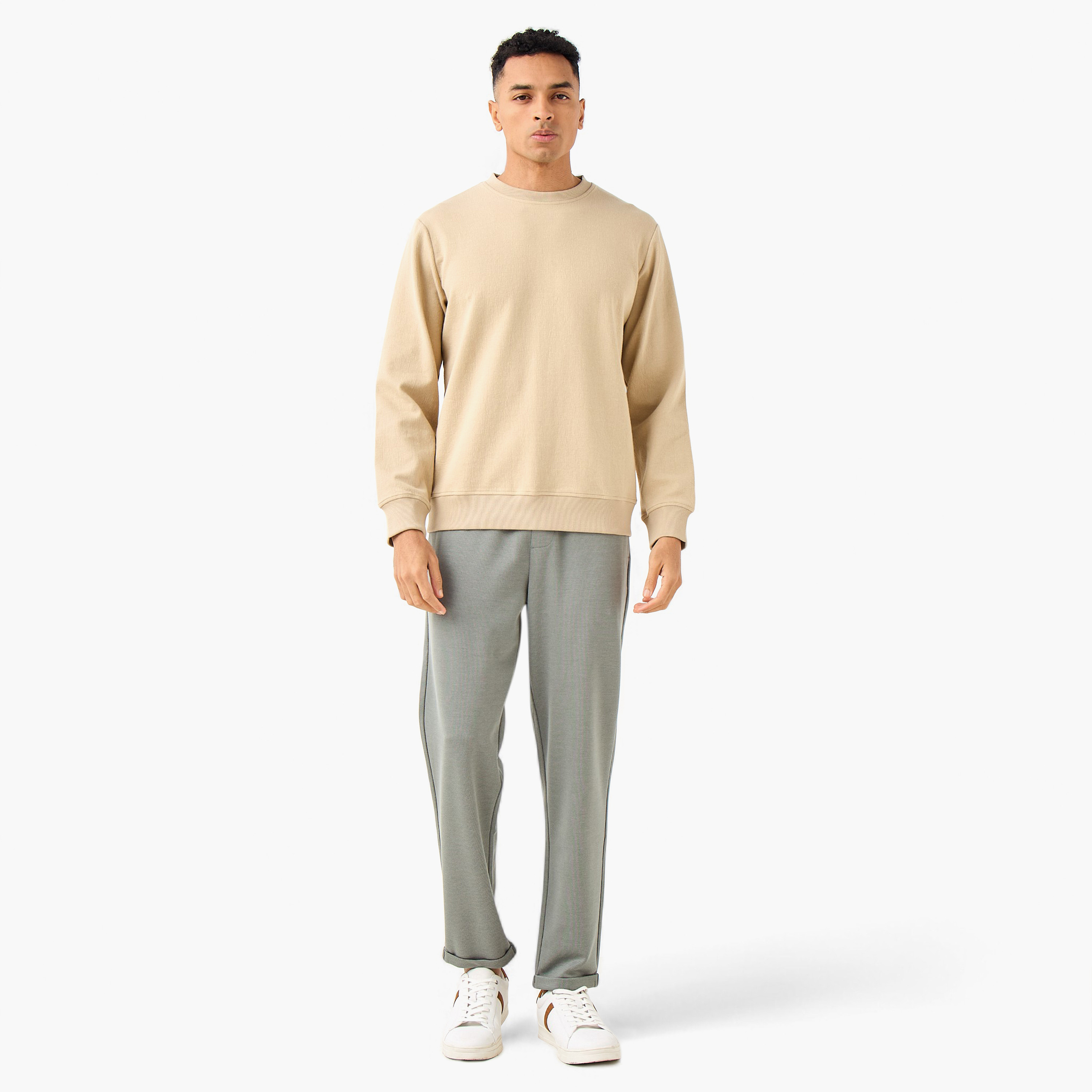 سويت شيرت بقصة عادية للرجال من آيكونيك-men-winterwear-hoodiesandsweatshirts-image-4