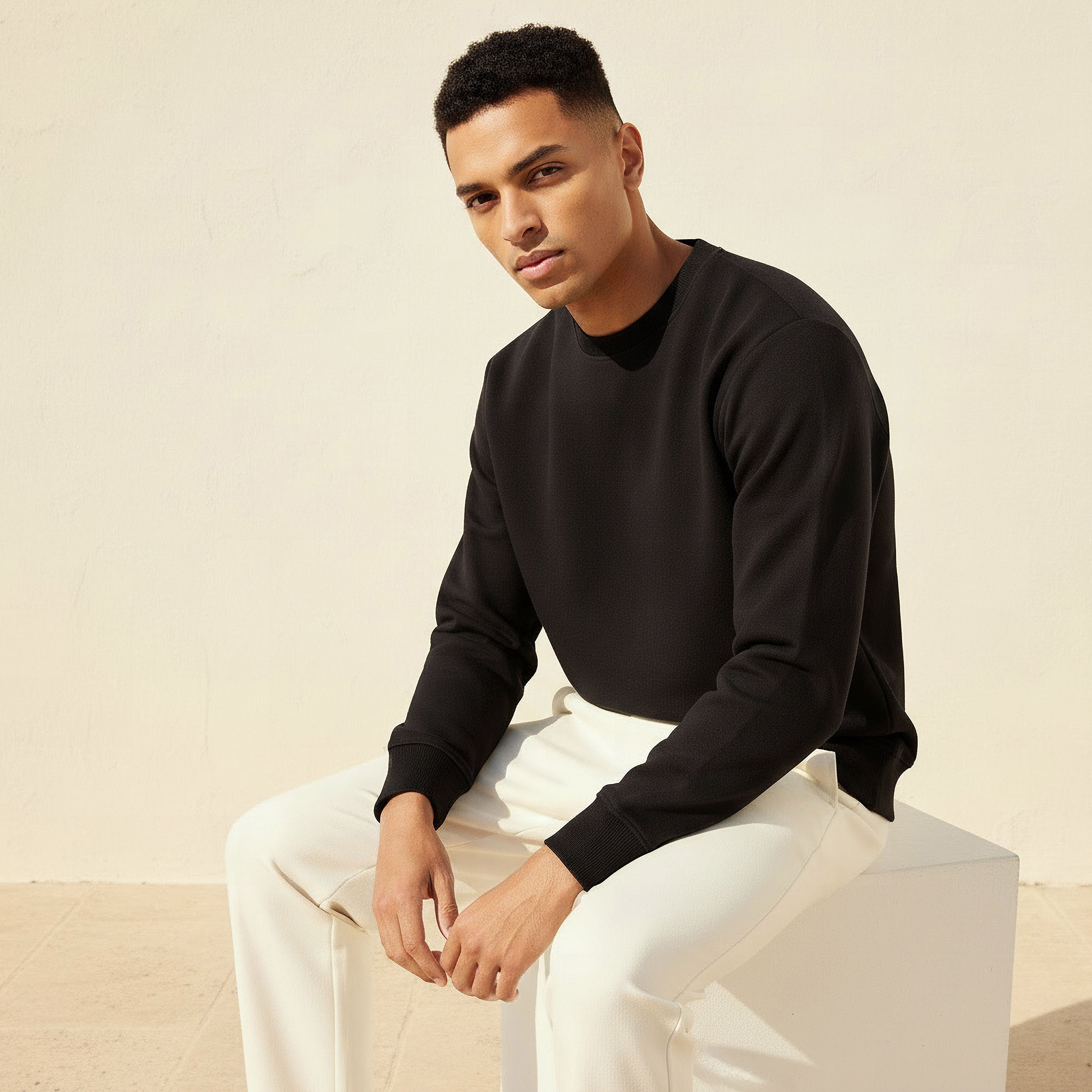 Iconic Men Regular Fit Sweatshirt-men-winterwear-hoodiesandsweatshirts-image-1