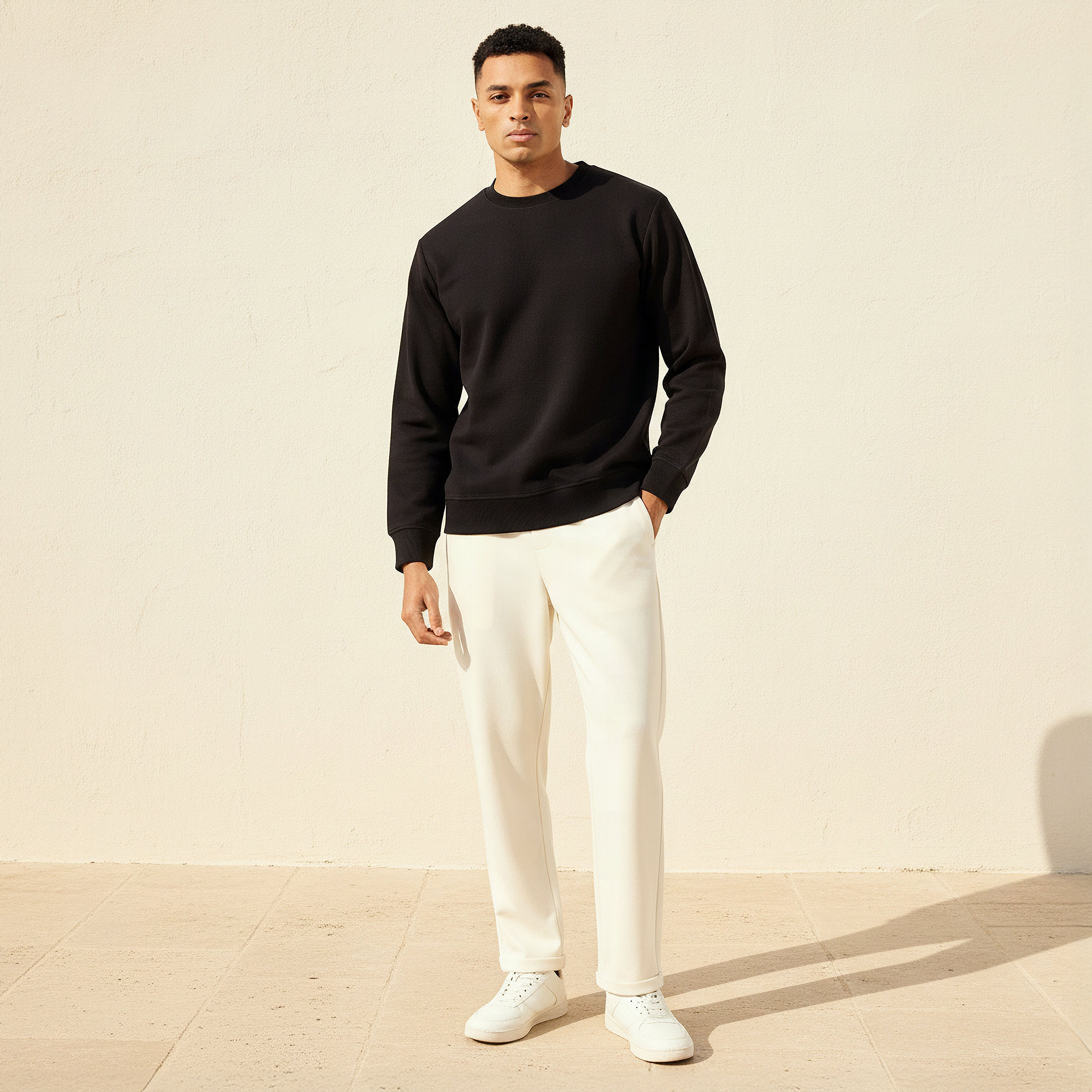 Iconic Men Regular Fit Sweatshirt-men-winterwear-hoodiesandsweatshirts-image-2