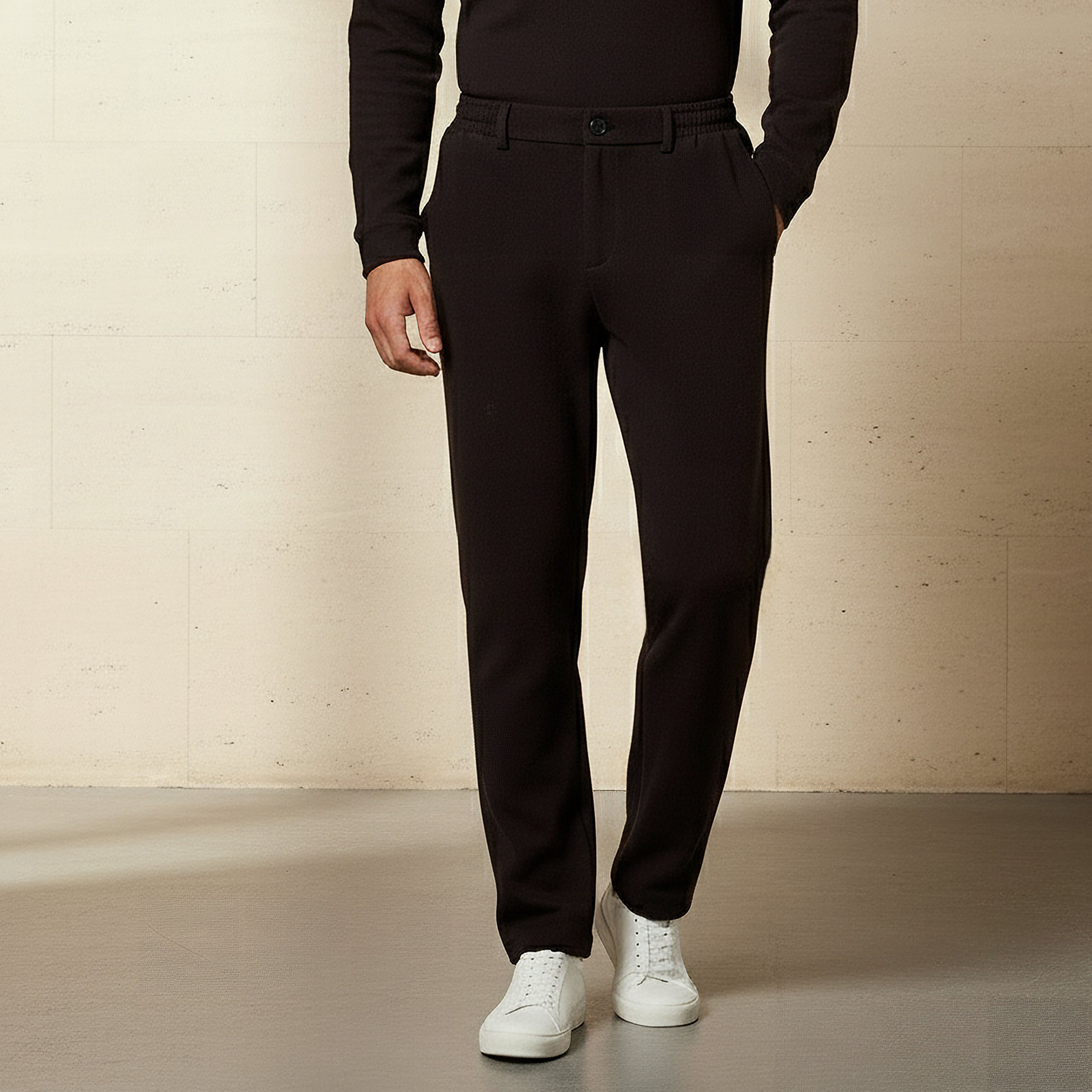 Iconic Men Regular Fit Trousers-men-clothing-coordsets-image-1