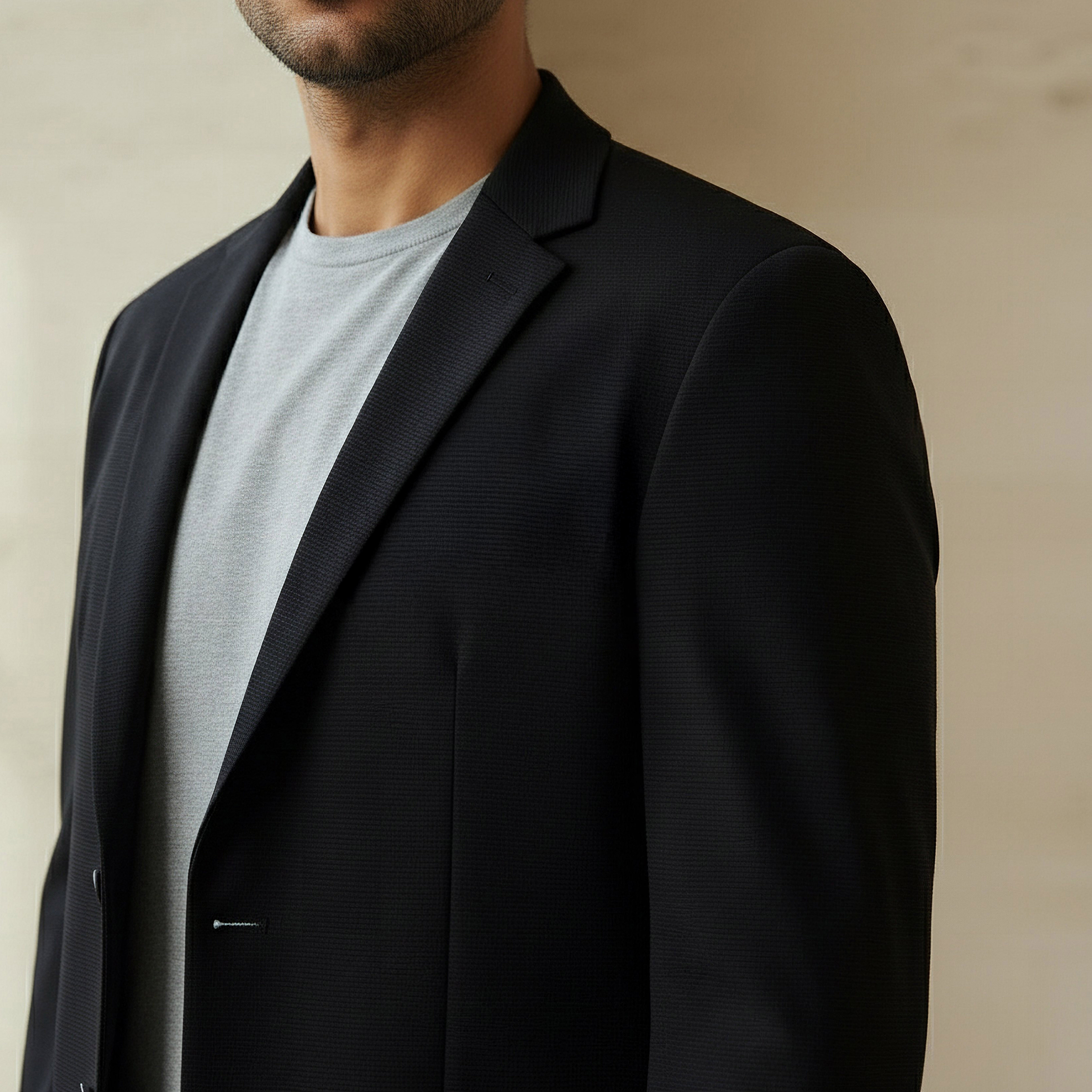 Iconic Men Slim Fit Notch Lapel Blazer-men-winterwear-jacketsandblazers-image-4