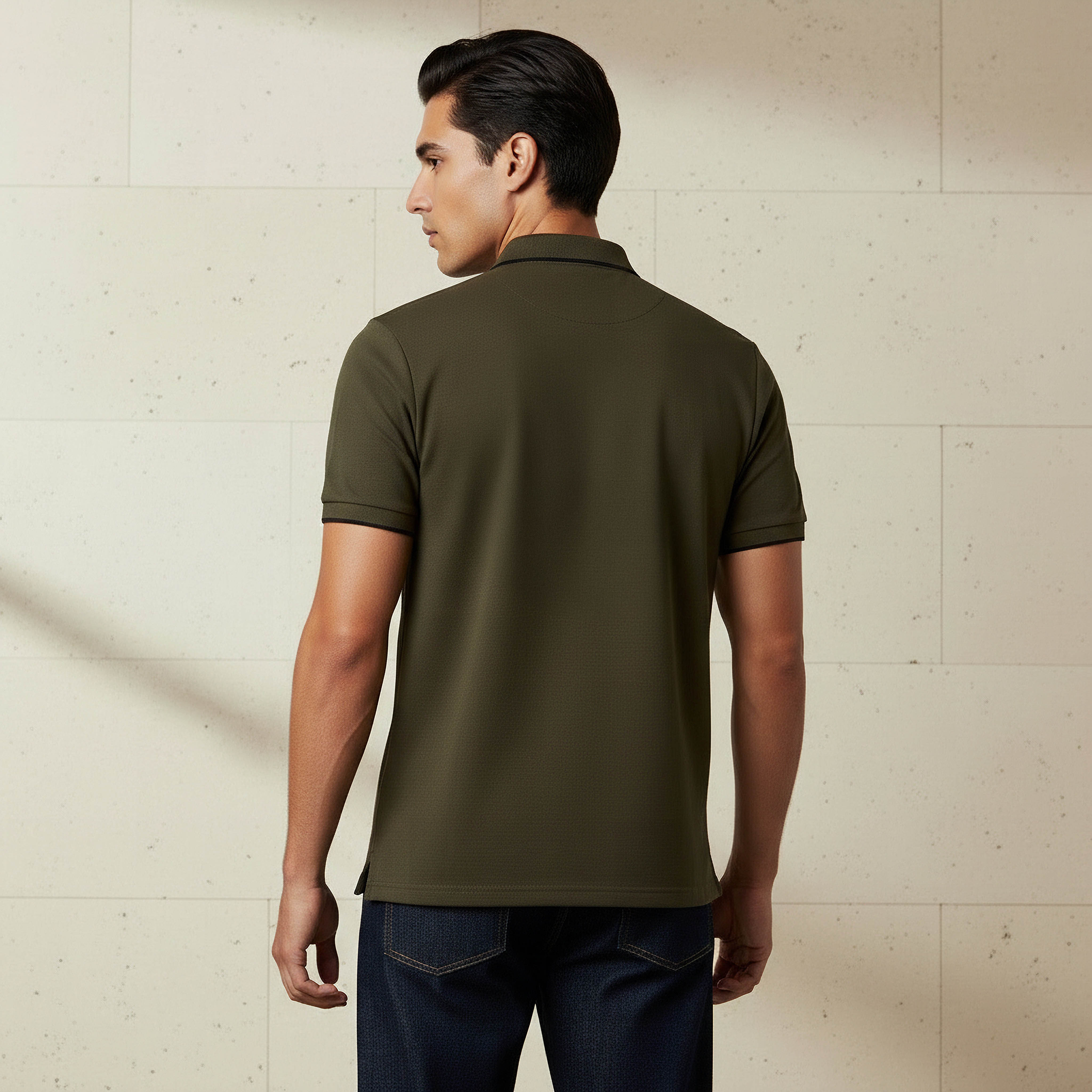 Iconic Men Short Sleeve Badge Accent Polo T-shirt-men-clothing-tshirtsandpolos-polos-image-3