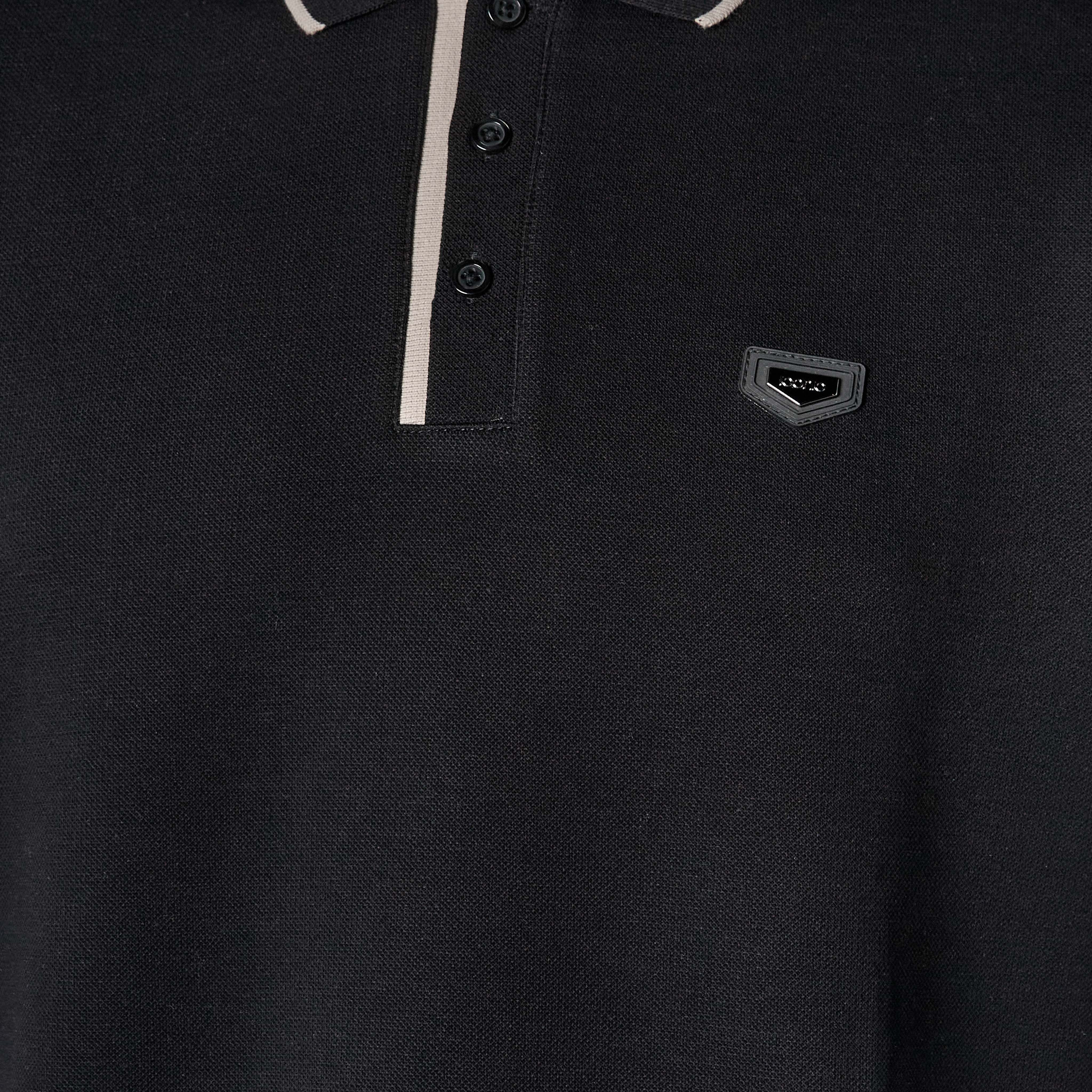 Iconic Men Short Sleeve Badge Accent Polo T-shirt-men-clothing-tshirtsandpolos-polos-image-4