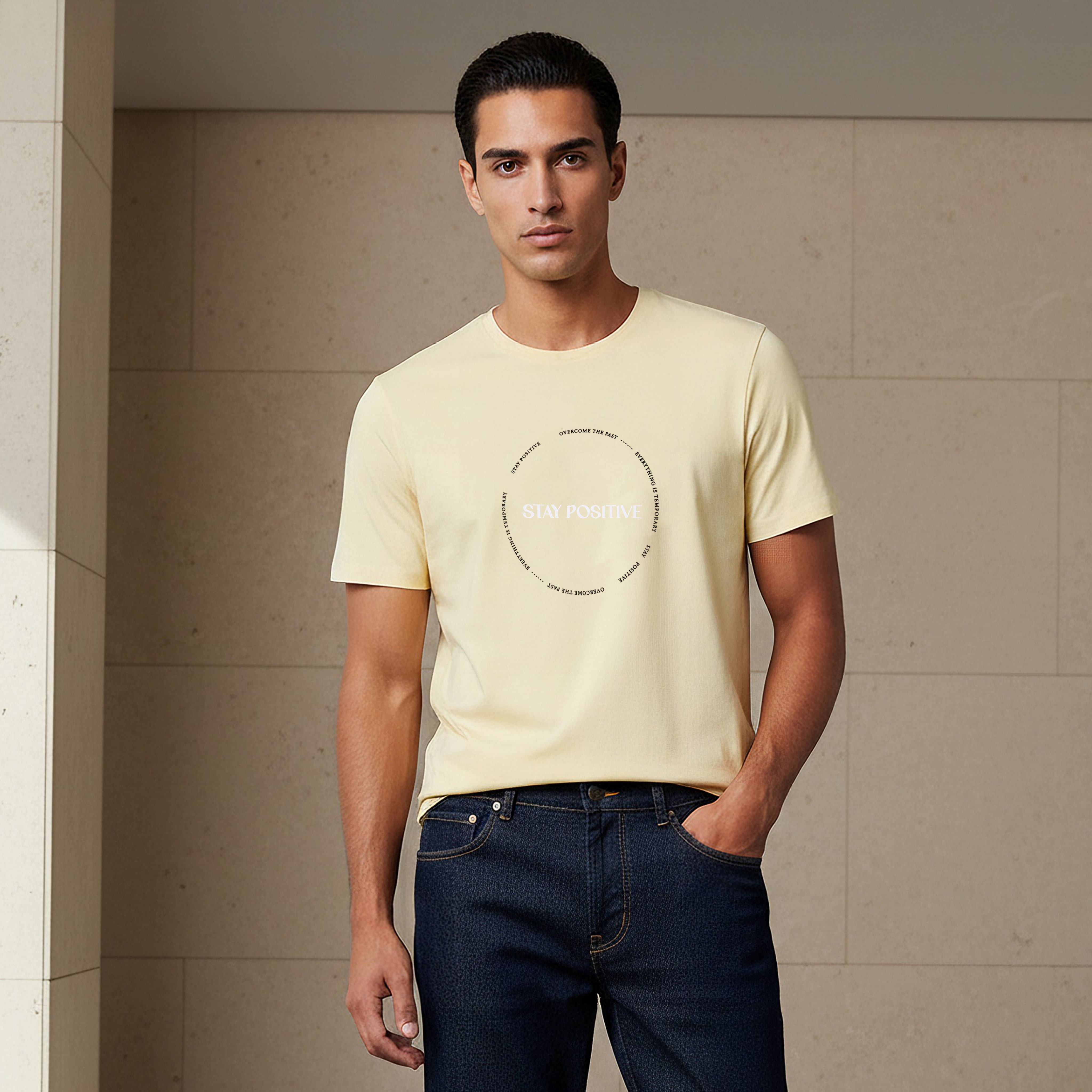 Iconic Men Slim Fit Crew Neck Short Sleeve Printed T-shirt-men-clothing-tshirtsandpolos-tshirts-image-1