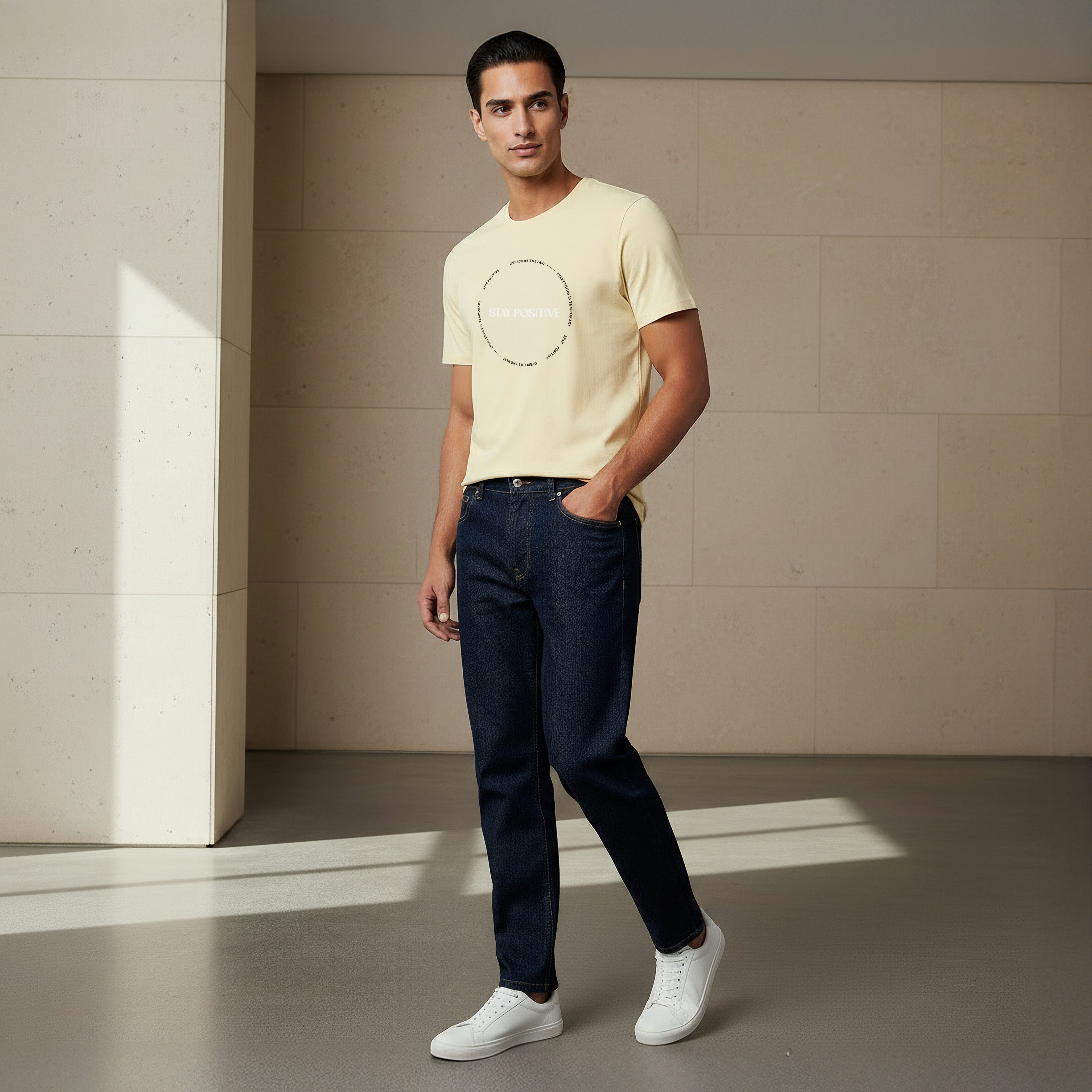 Iconic Men Slim Fit Crew Neck Short Sleeve Printed T-shirt-men-clothing-tshirtsandpolos-tshirts-image-2
