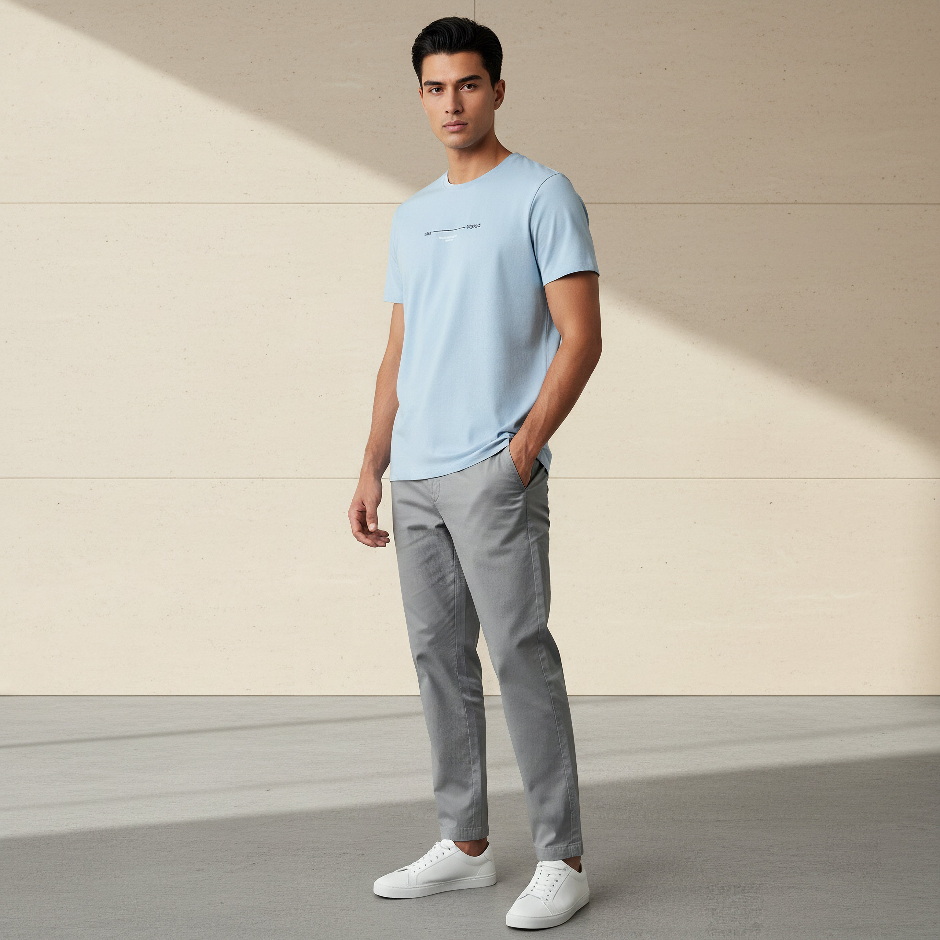 Iconic Men Slim Fit Crew Neck Short Sleeve Printed T-shirt-men-clothing-tshirtsandpolos-tshirts-image-2