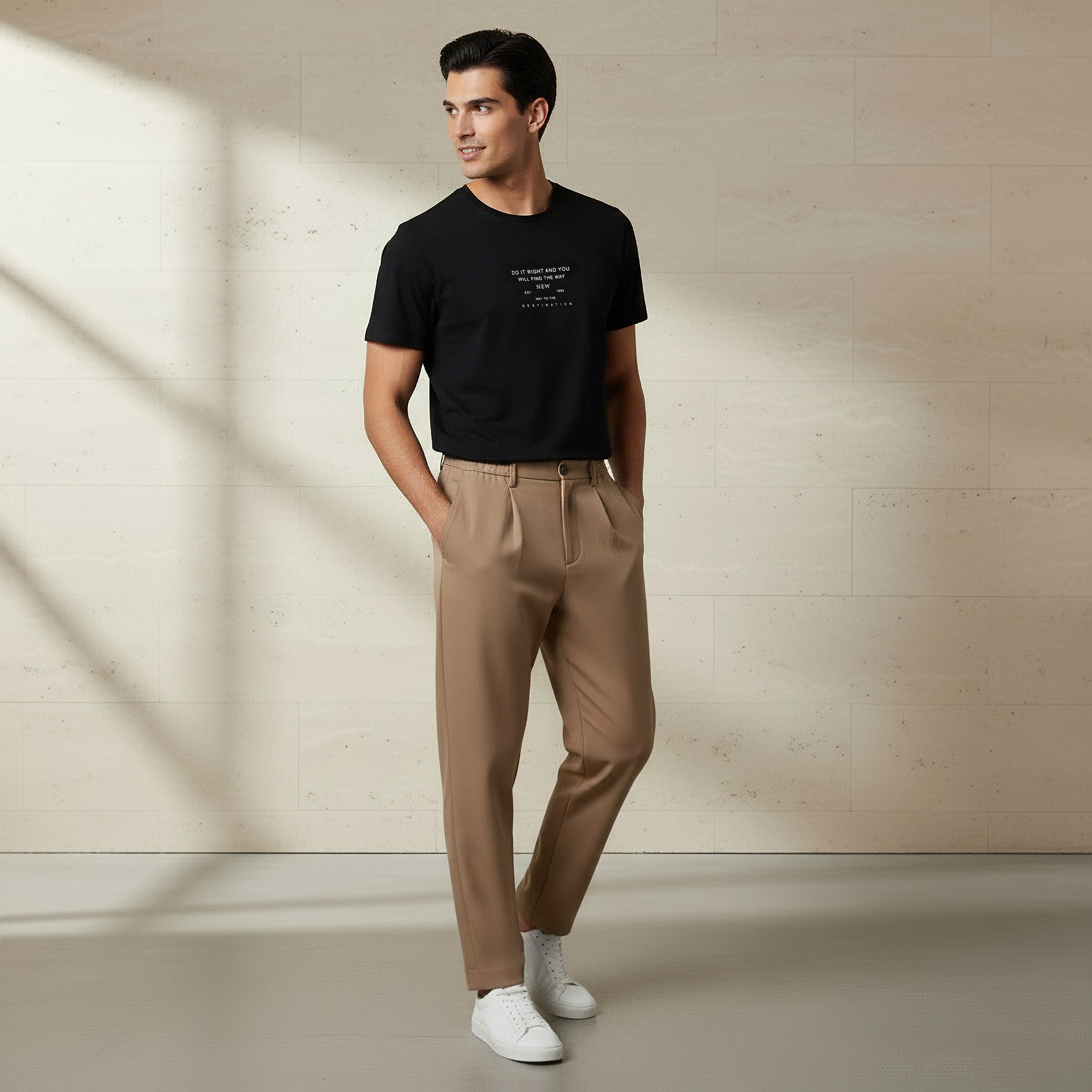 Iconic Men Slim Fit Crew Neck Short Sleeve Printed T-shirt-men-clothing-tshirtsandpolos-tshirts-image-2