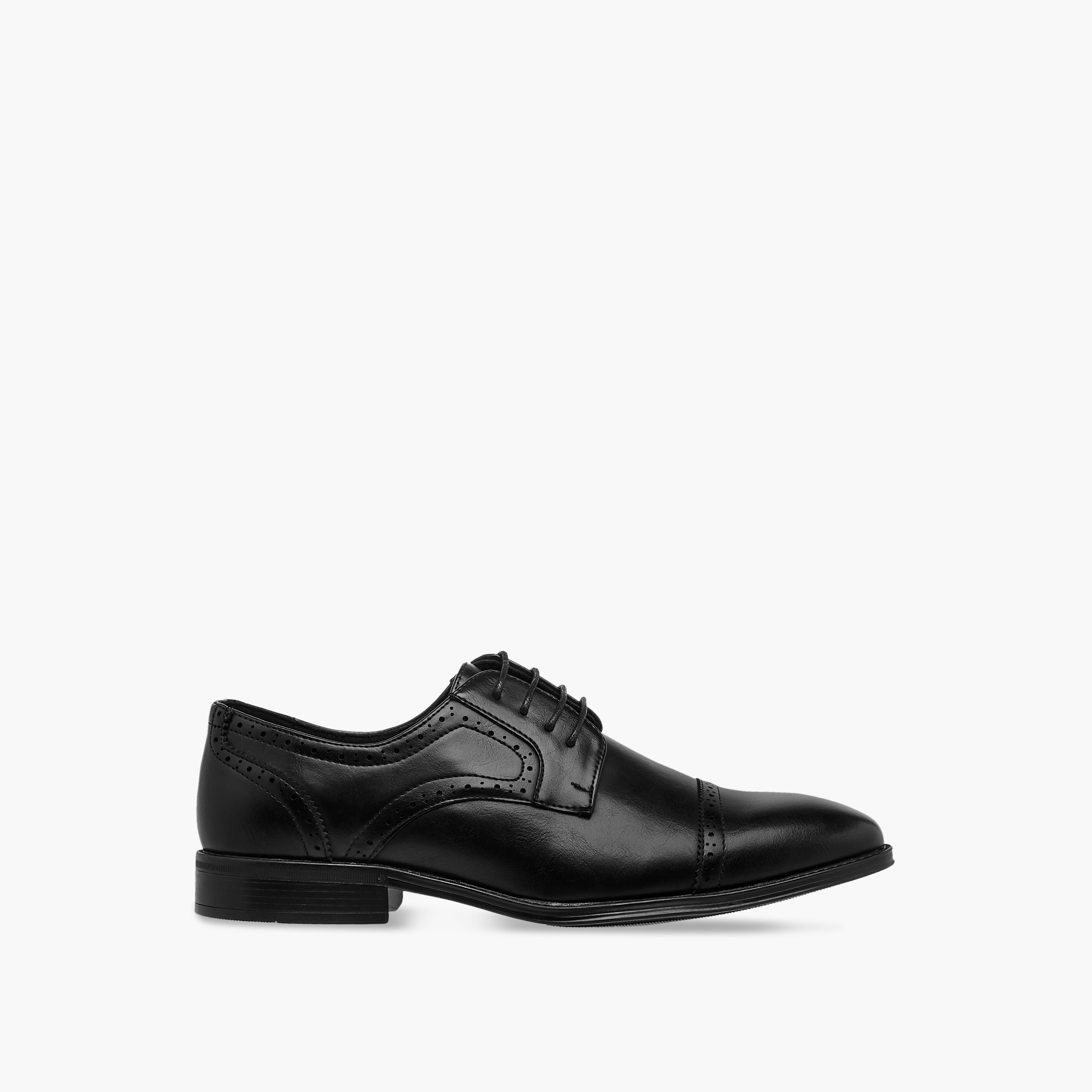 LBL by Shoexpress Solid Lace-Up Derby Shoes-men-shoes-formalshoes-image-8