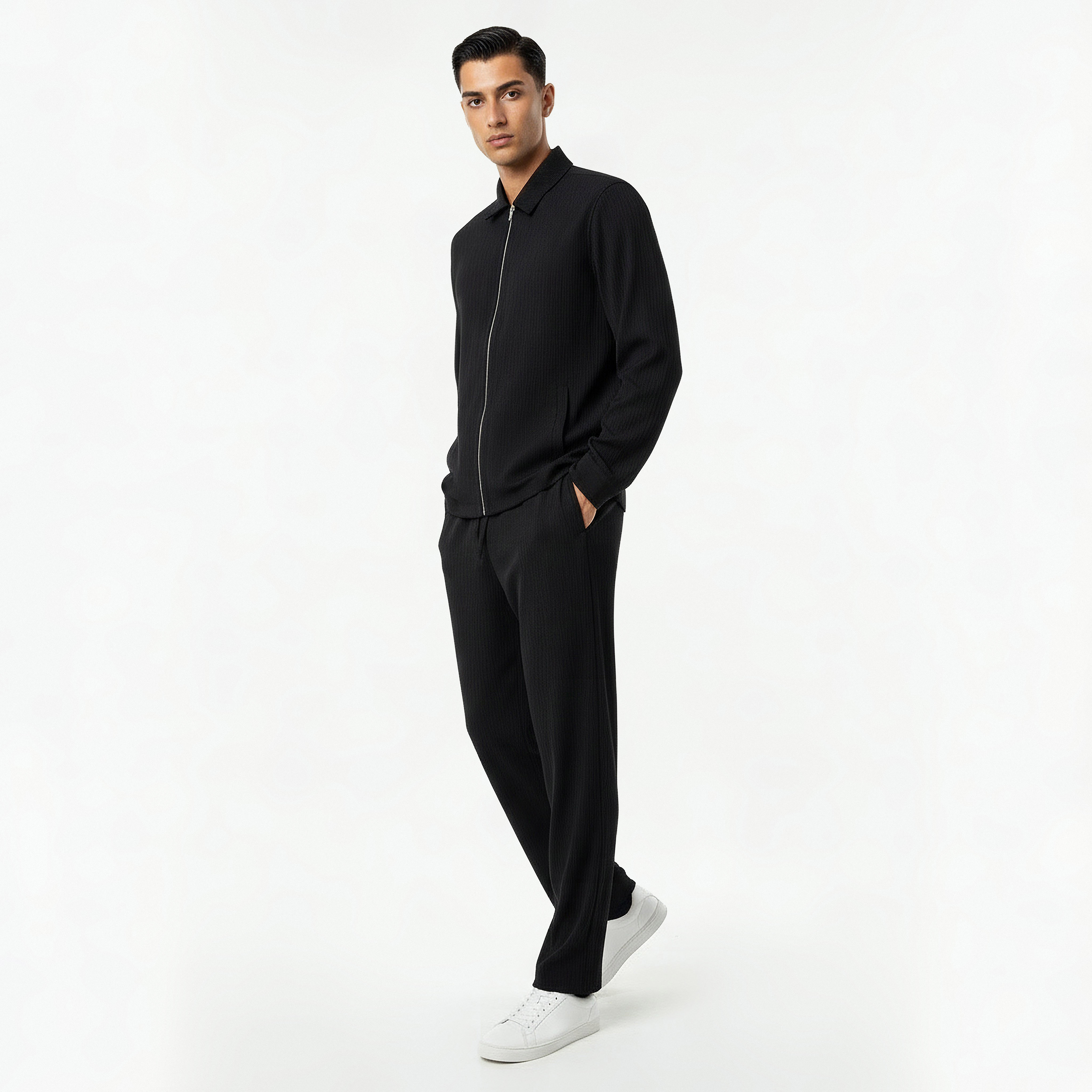 Iconic Men Regular Fit Crinkled Casual Pants-men-clothing-bottoms-joggers-image-5