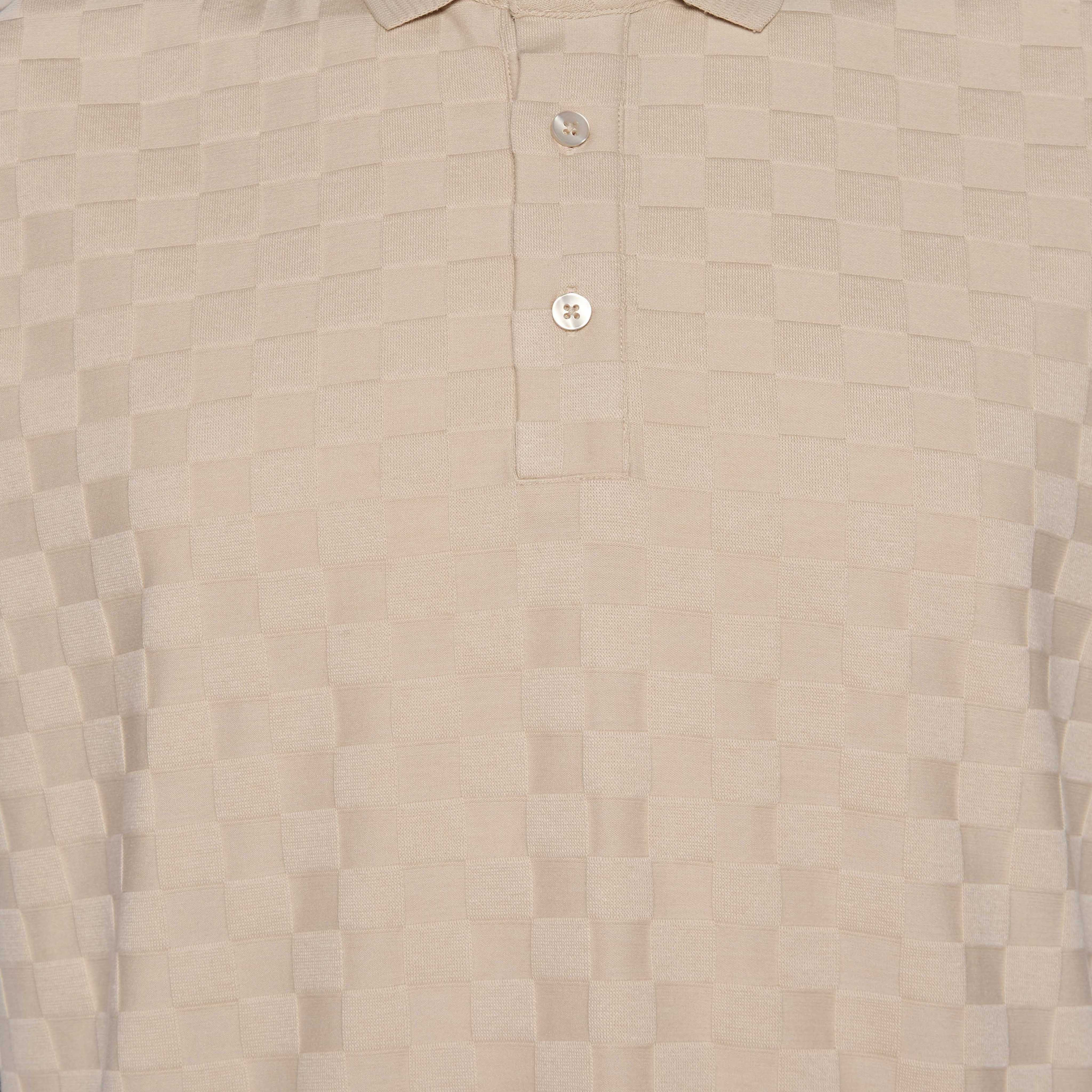 Iconic Men Short Sleeves Checked Polo T-shirt-men-clothing-tshirtsandpolos-polos-image-2