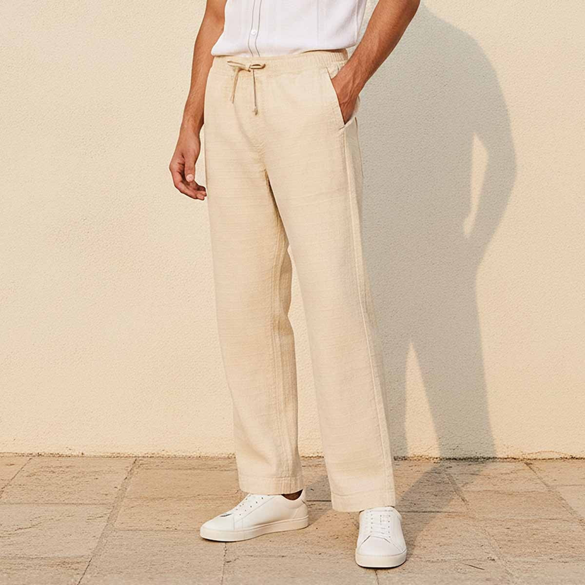 Iconic Men Regular Fit Trousers-men-clothing-trousersandchinos-trousers-image-1