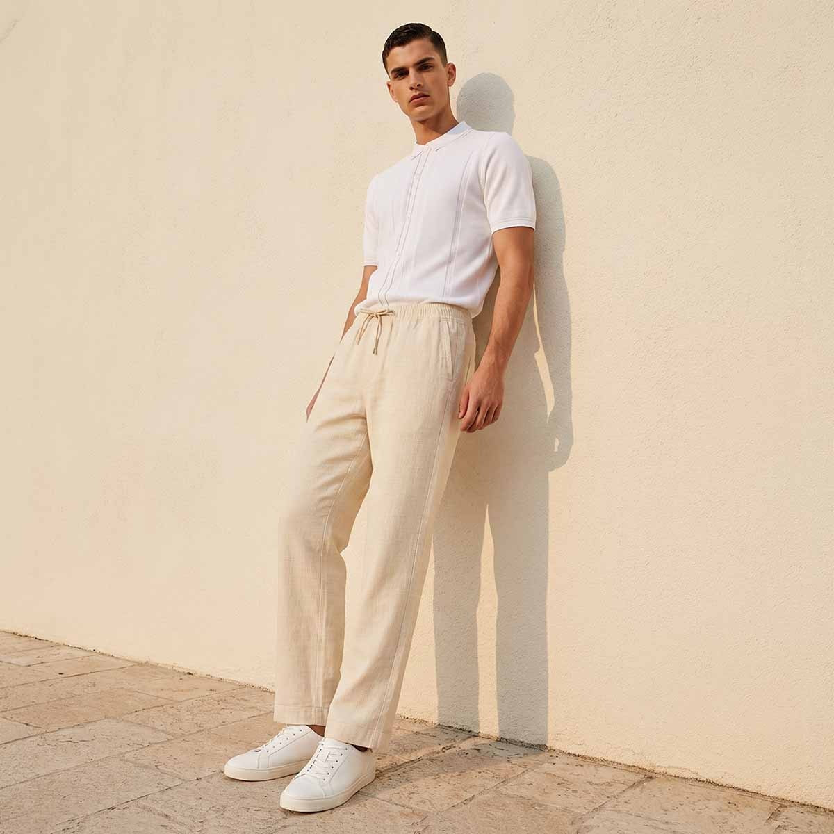 Iconic Men Regular Fit Trousers-men-clothing-trousersandchinos-trousers-image-3