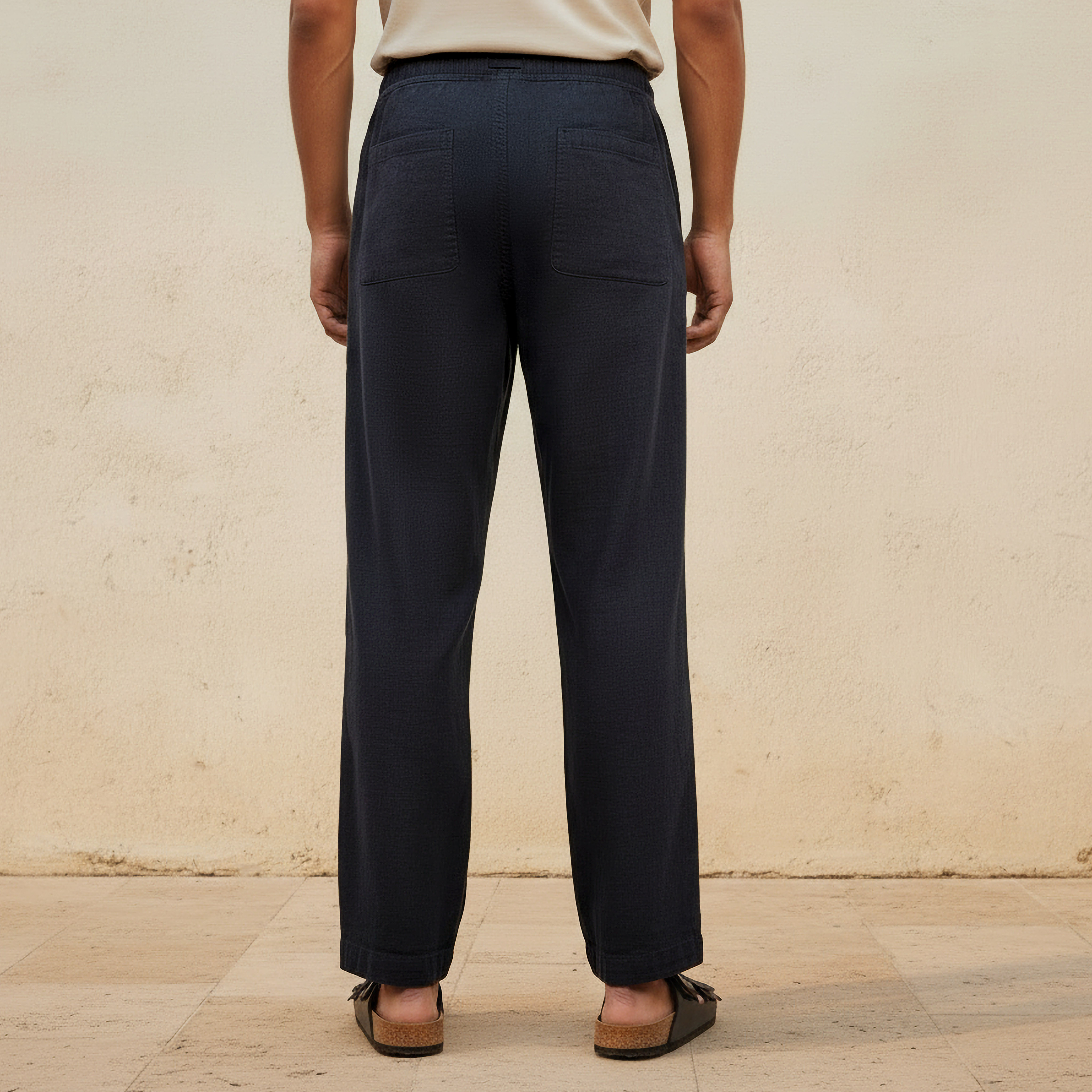 Iconic Men Regular Fit Trousers-men-clothing-bottoms-trousersandchinos-trousers-image-4
