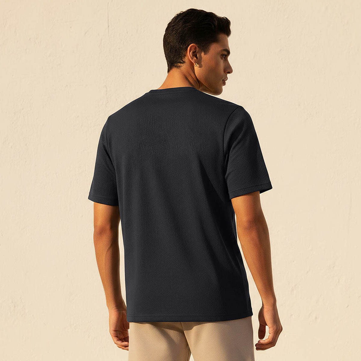 Splash Iconic Regular Fit Crew Neck Textured T-shirt-men-clothing-tshirtsandpolos-tshirts-image-4