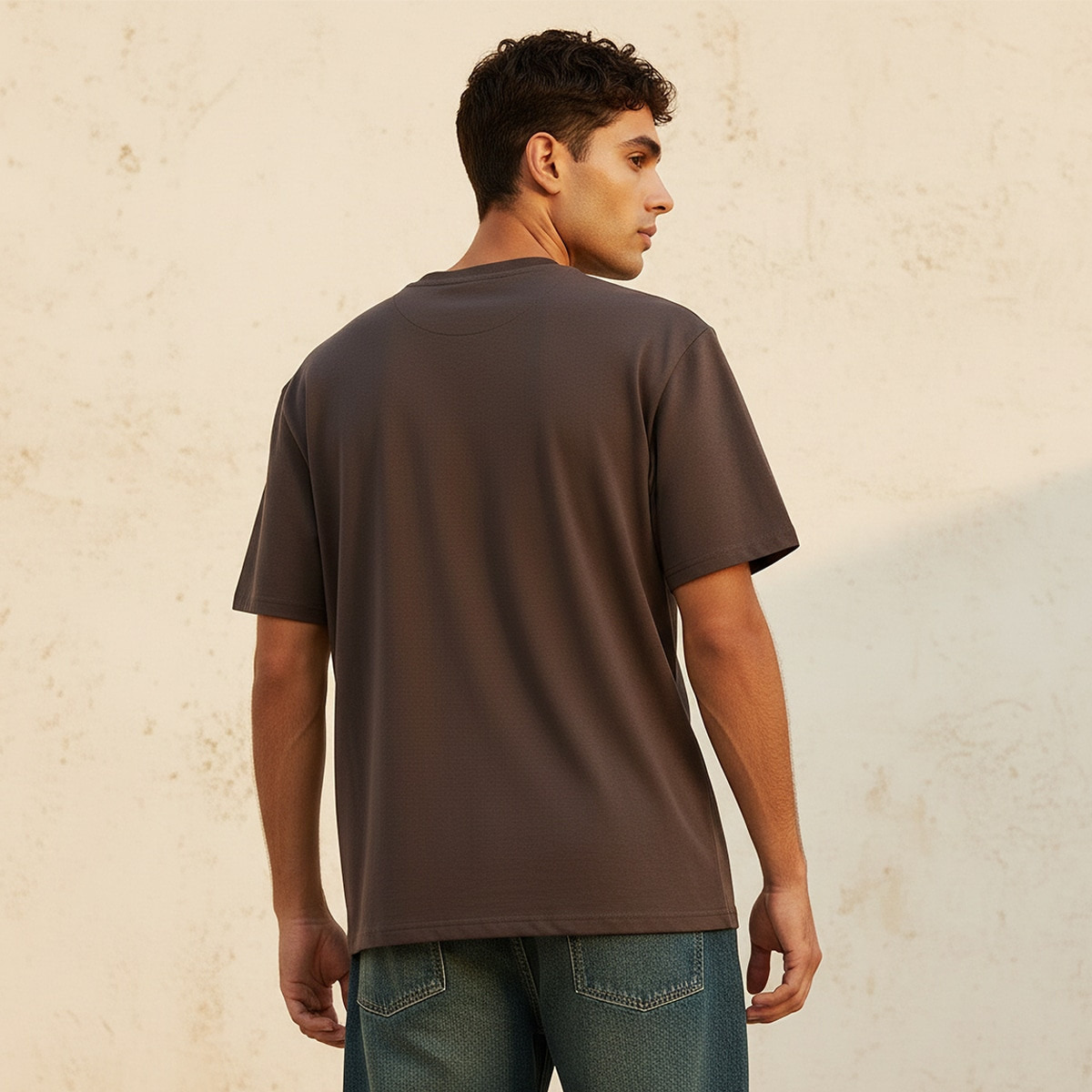 Iconic Men Regular Fit Crew Neck Short Sleeves Slogan Print T-shirt-men-clothing-tshirtsandpolos-tshirts-image-4