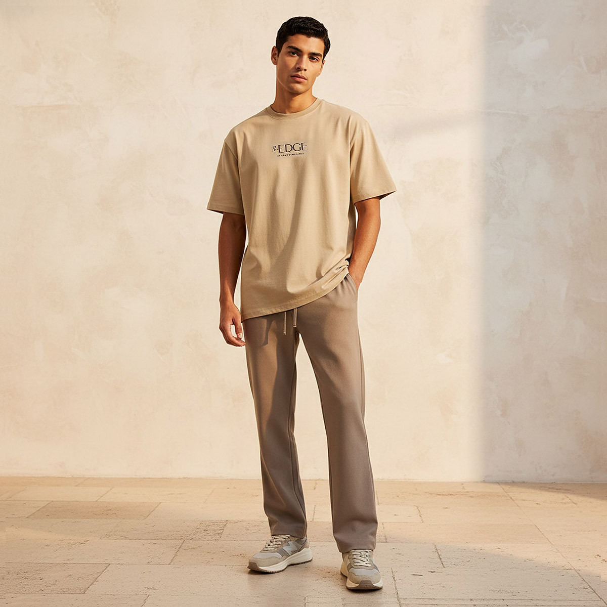 Iconic Men Regular Fit Crew Neck Short Sleeves Slogan Print T-shirt-men-clothing-tshirtsandpolos-tshirts-image-3