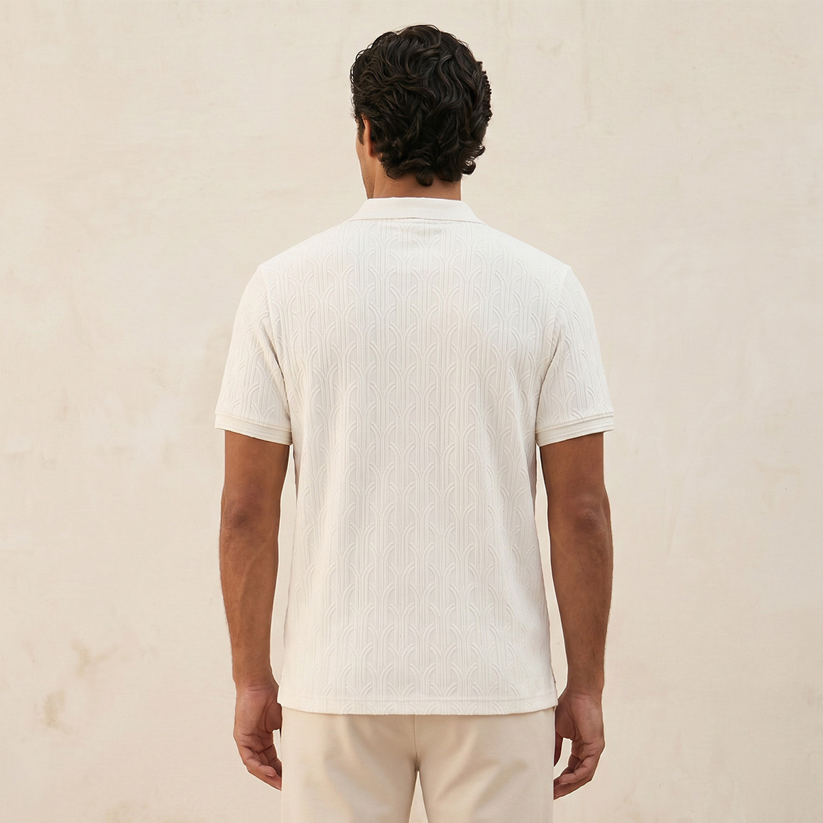 Iconic Short Sleeves Textured Polo T-shirt-men-clothing-tshirtsandpolos-polos-image-4