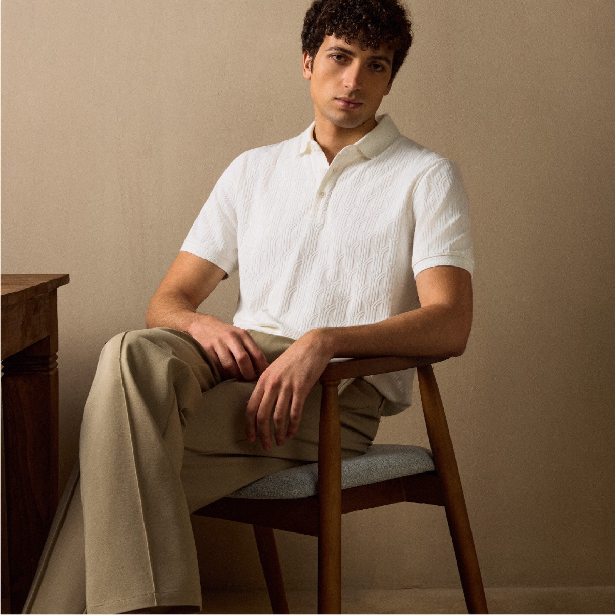 Splash Iconic Textured Polo T-shirt-men-clothing-tshirtsandpolos-polos-image-1