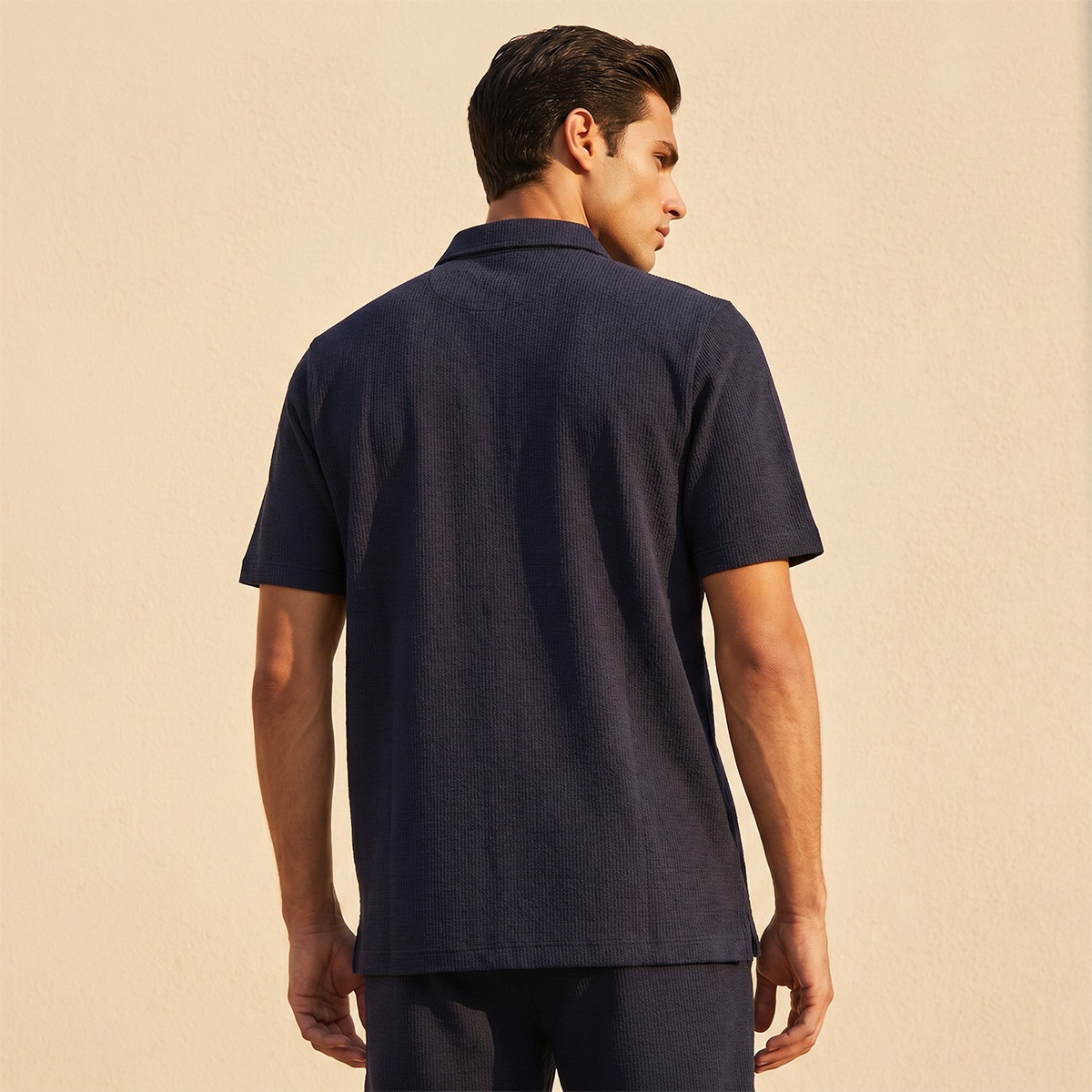 Splash Iconic Short Sleeves Textured Polo T-shirt-men-clothing-tshirtsandpolos-polos-image-4
