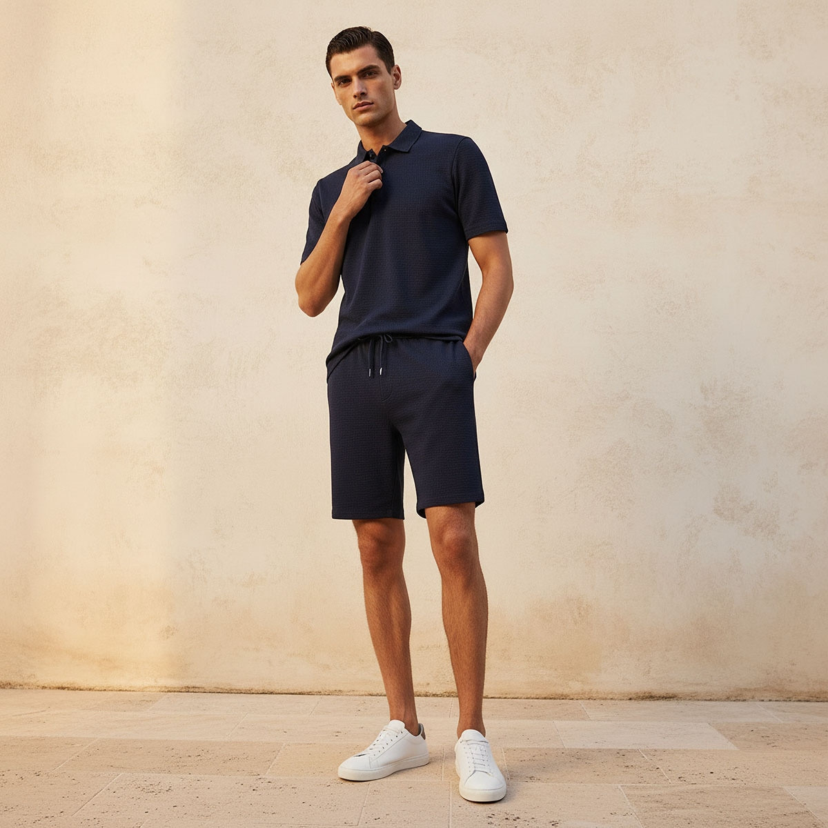 شورت بقصة عادية من سبلاش أيكونيك-men-clothing-bottoms-shorts-image-3