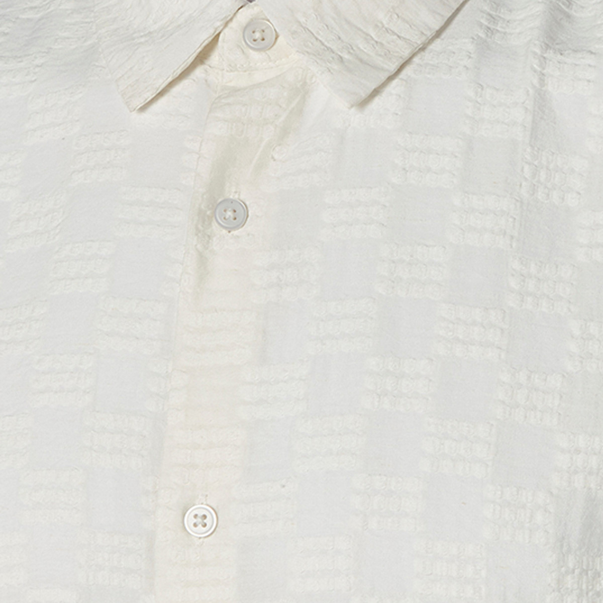 Splash Iconic Regular Fit Spread Collar Jacquard Short Sleeves Shirt-men-clothing-shirts-image-2