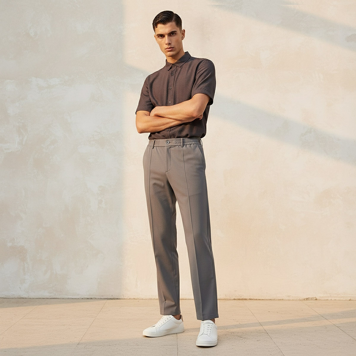 Splash Iconic Regular Fit Trousers-men-clothing-bottoms-trousersandchinos-trousers-image-3